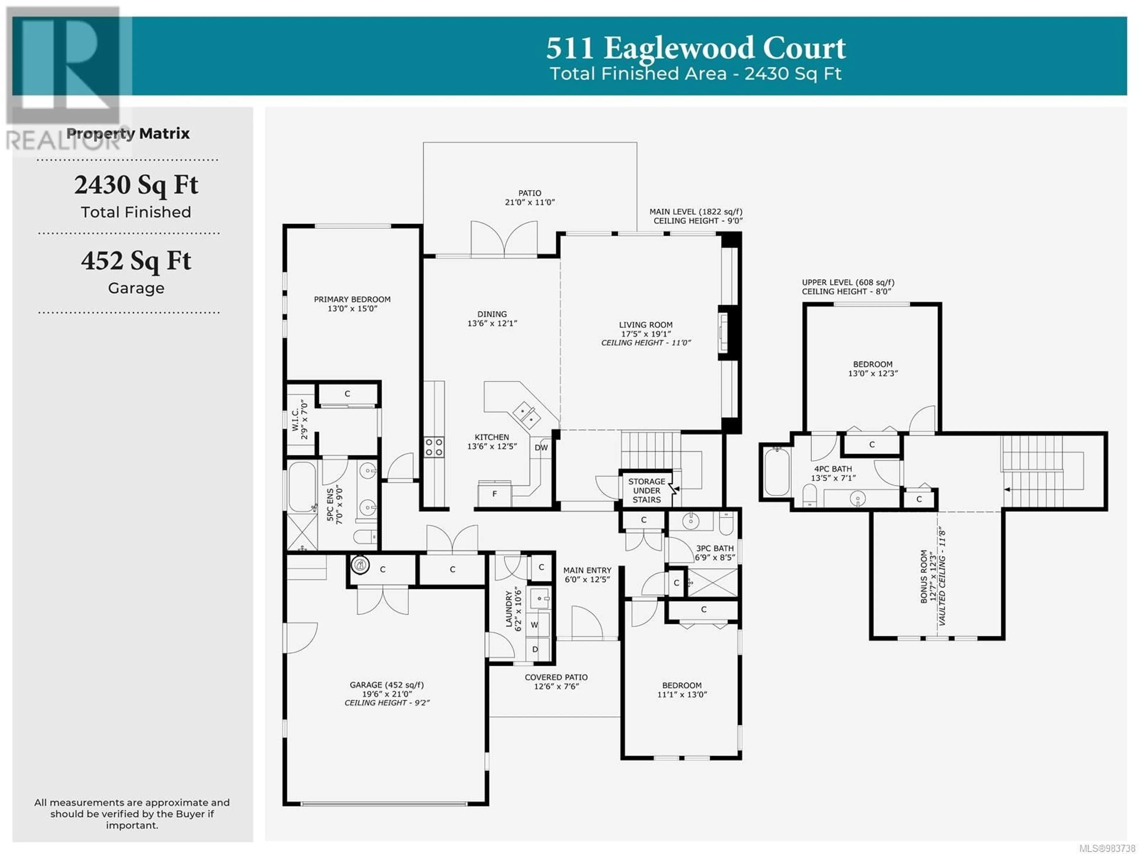 Floor plan for 511 Eaglewood Crt, Qualicum Beach British Columbia V9K0A3