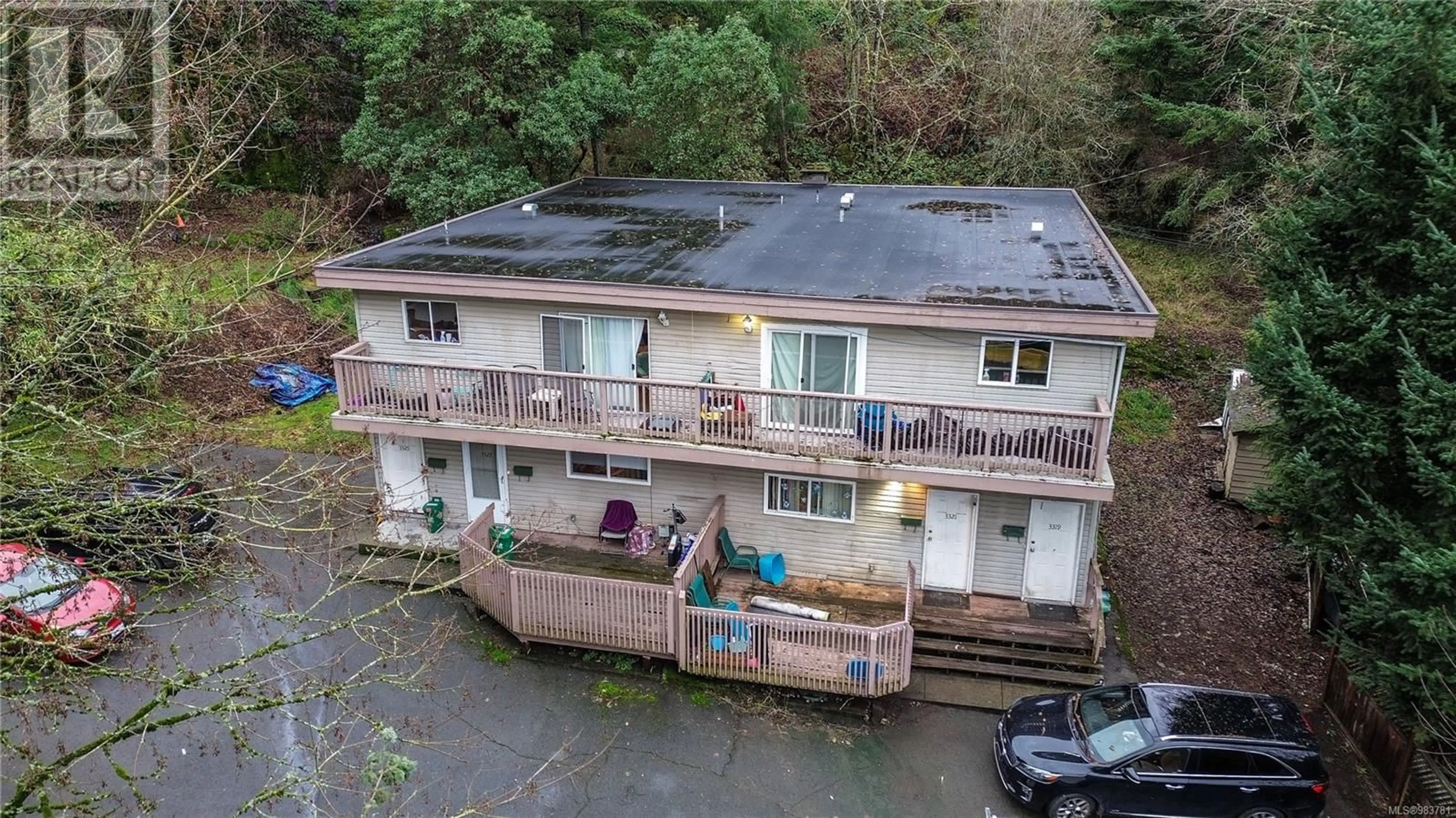 A pic from outside/outdoor area/front of a property/back of a property/a pic from drone, water/lake/river/ocean view for 3319 Fulton Rd, Colwood British Columbia V9C2V1