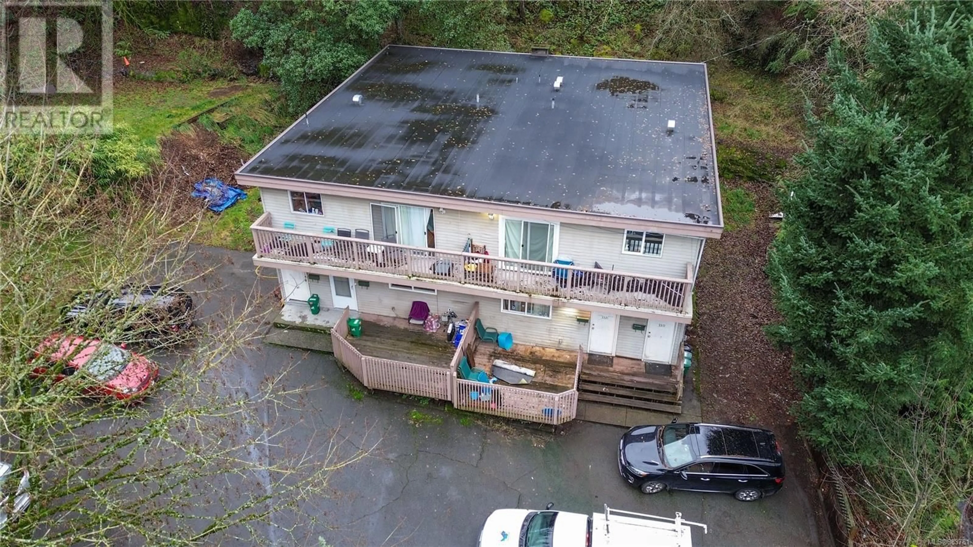 A pic from outside/outdoor area/front of a property/back of a property/a pic from drone, building for 3319 Fulton Rd, Colwood British Columbia V9C2V1