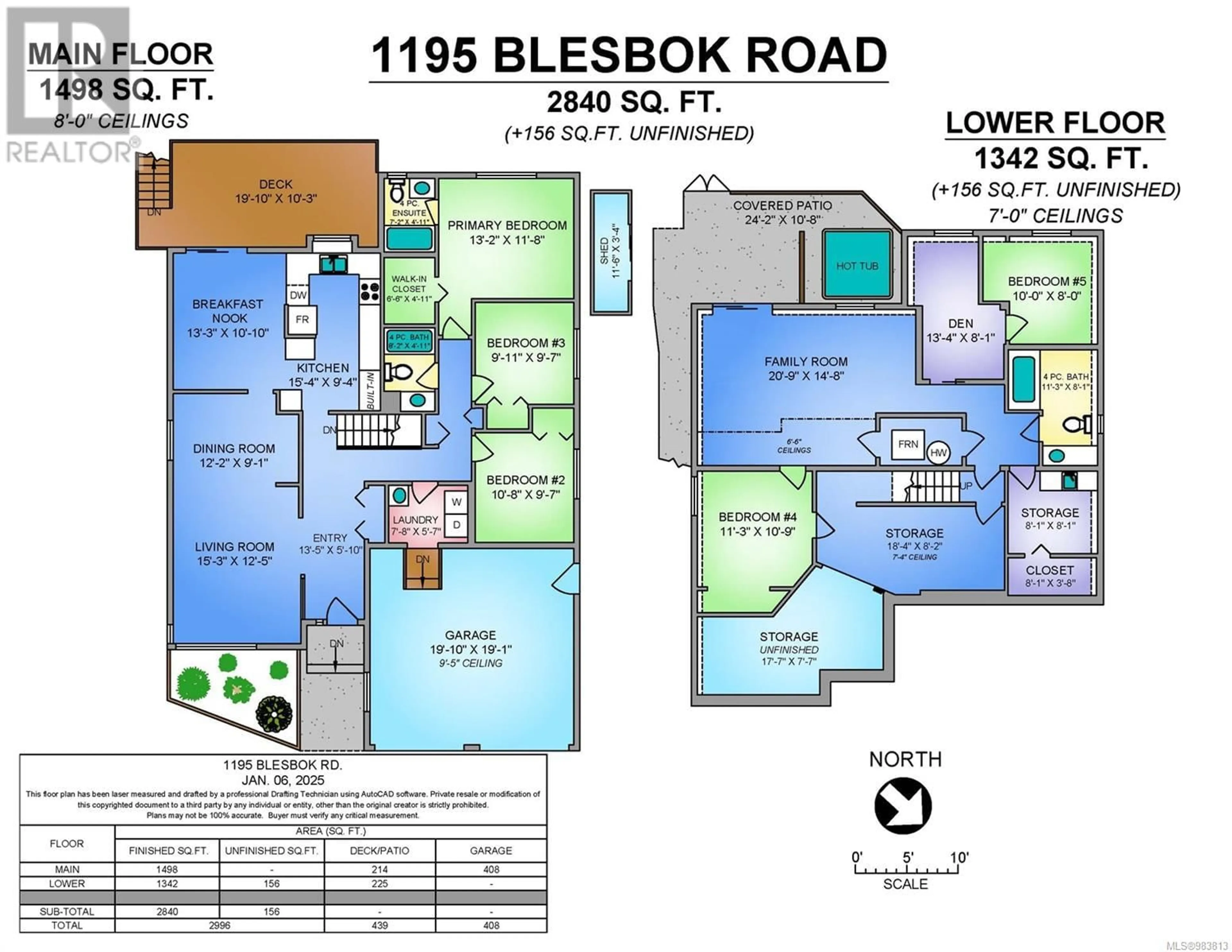 Floor plan for 1195 Blesbok Rd, Campbell River British Columbia V9W7X6