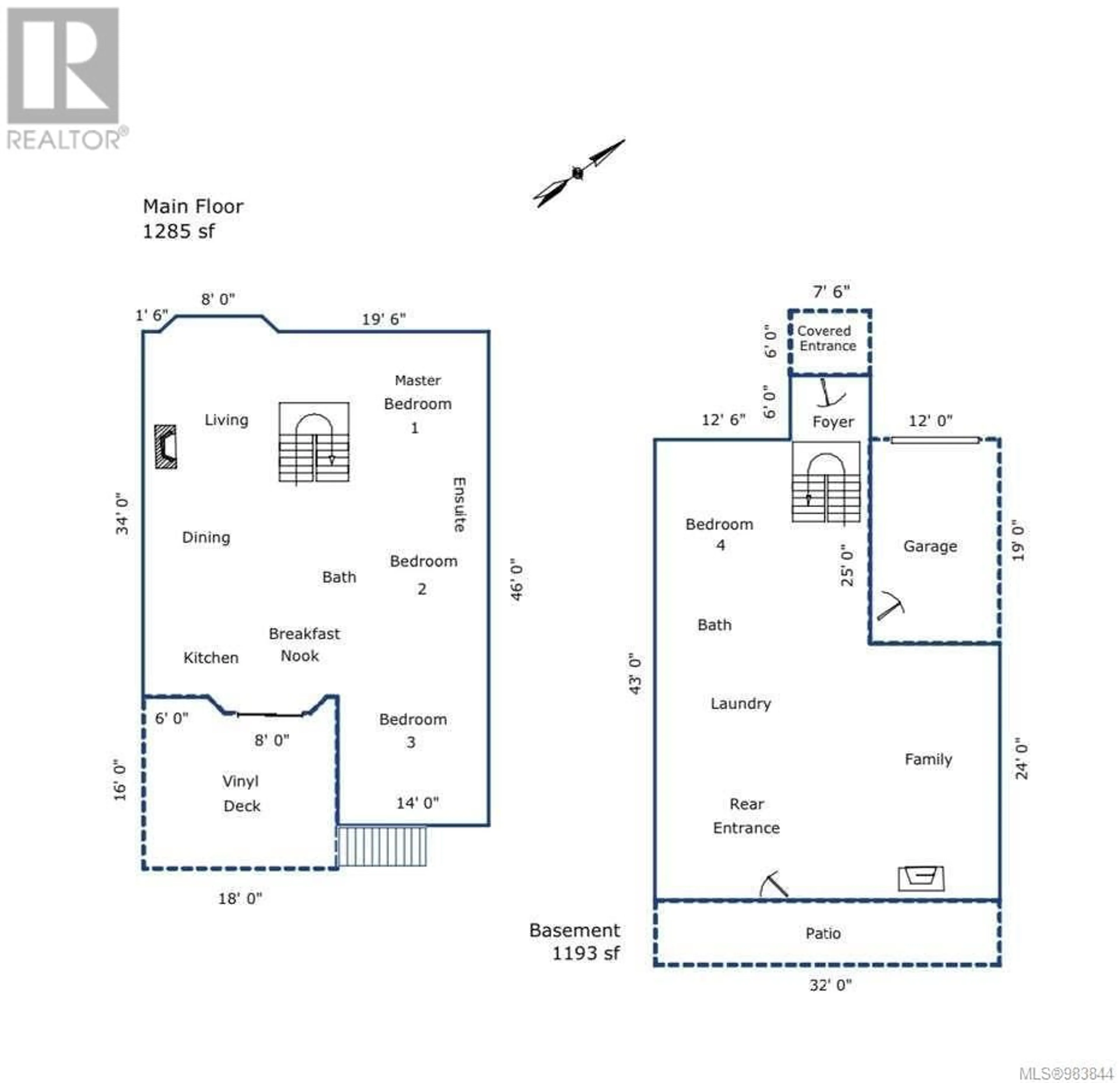 Floor plan for 145 Larwood Rd, Campbell River British Columbia V9W1S3