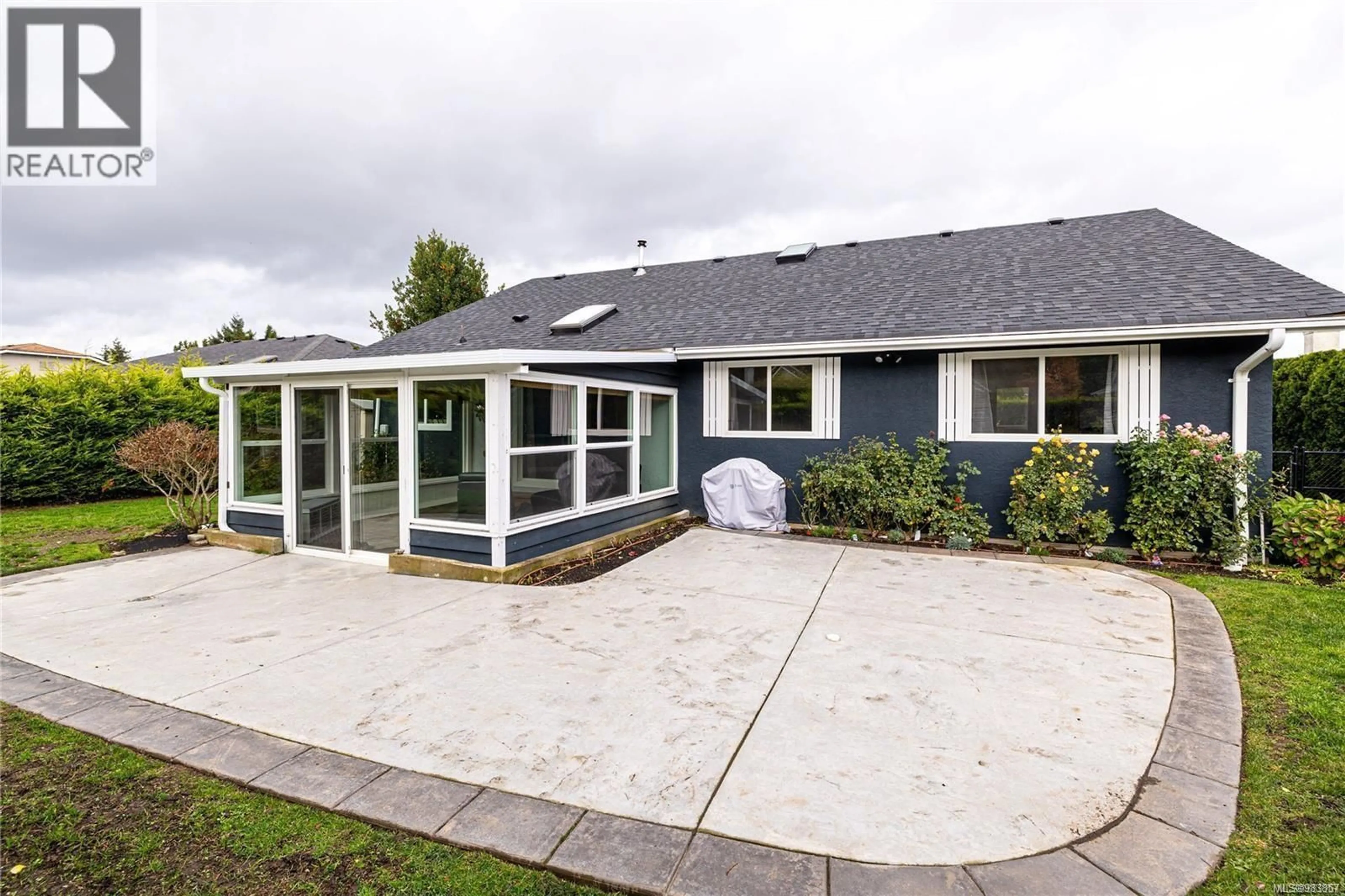 Home with vinyl exterior material, street for 2403 Prima Vista Pl, Central Saanich British Columbia V8Z6Z6