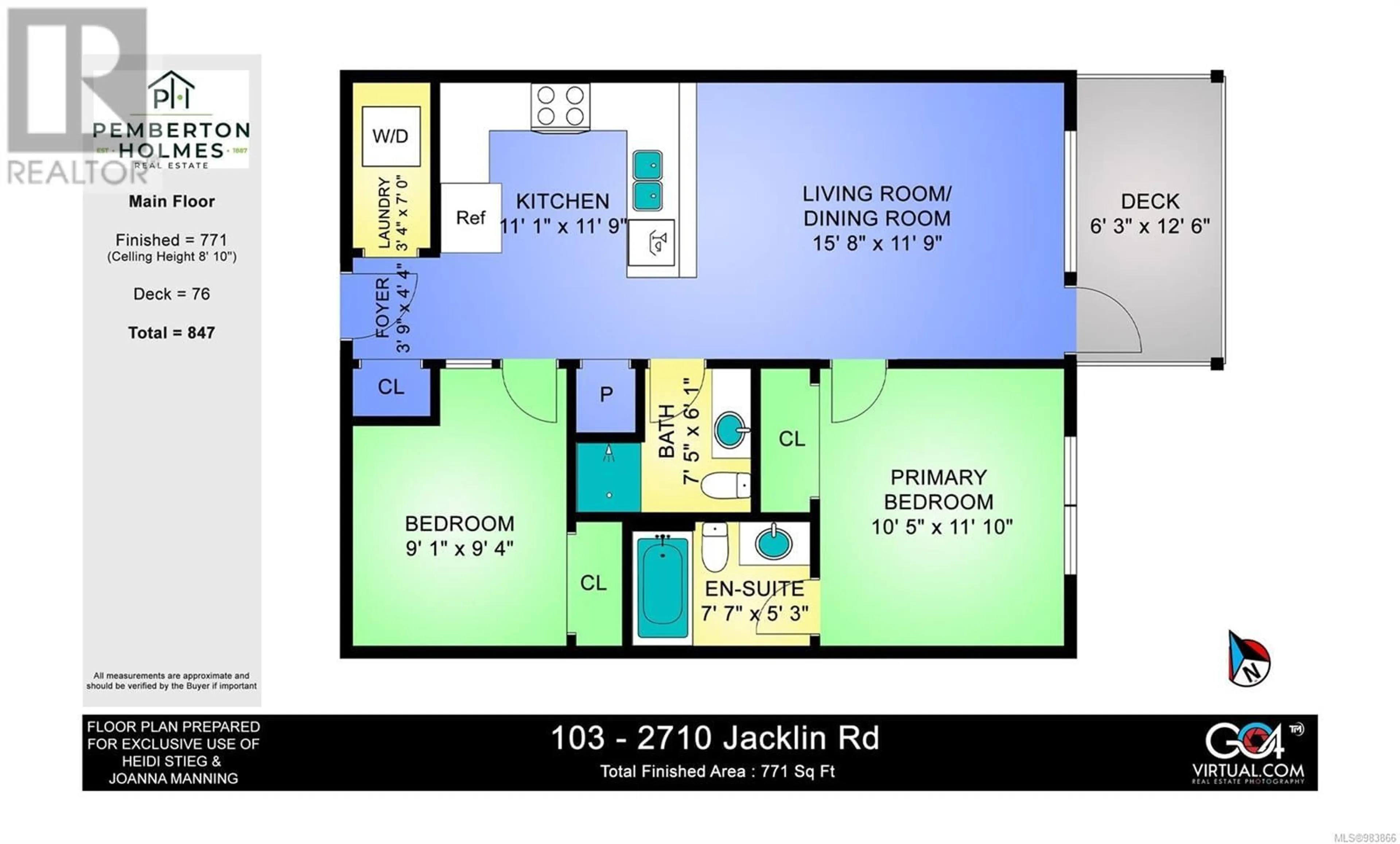 Floor plan for 103 2710 Jacklin Rd, Langford British Columbia V9B0K5