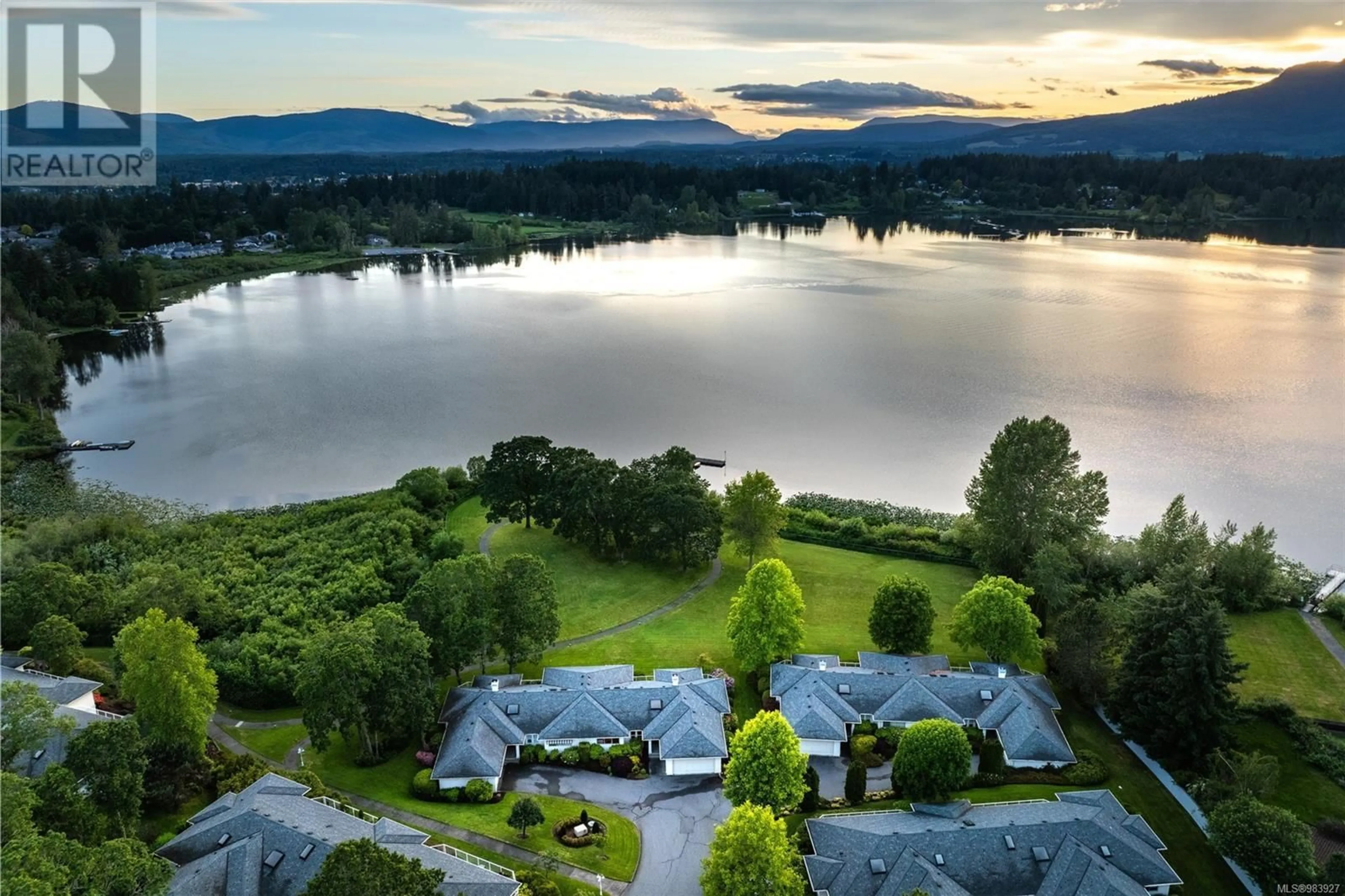 A pic from outside/outdoor area/front of a property/back of a property/a pic from drone, water/lake/river/ocean view for 3 6038 Sterling Dr, Duncan British Columbia V9L5K4