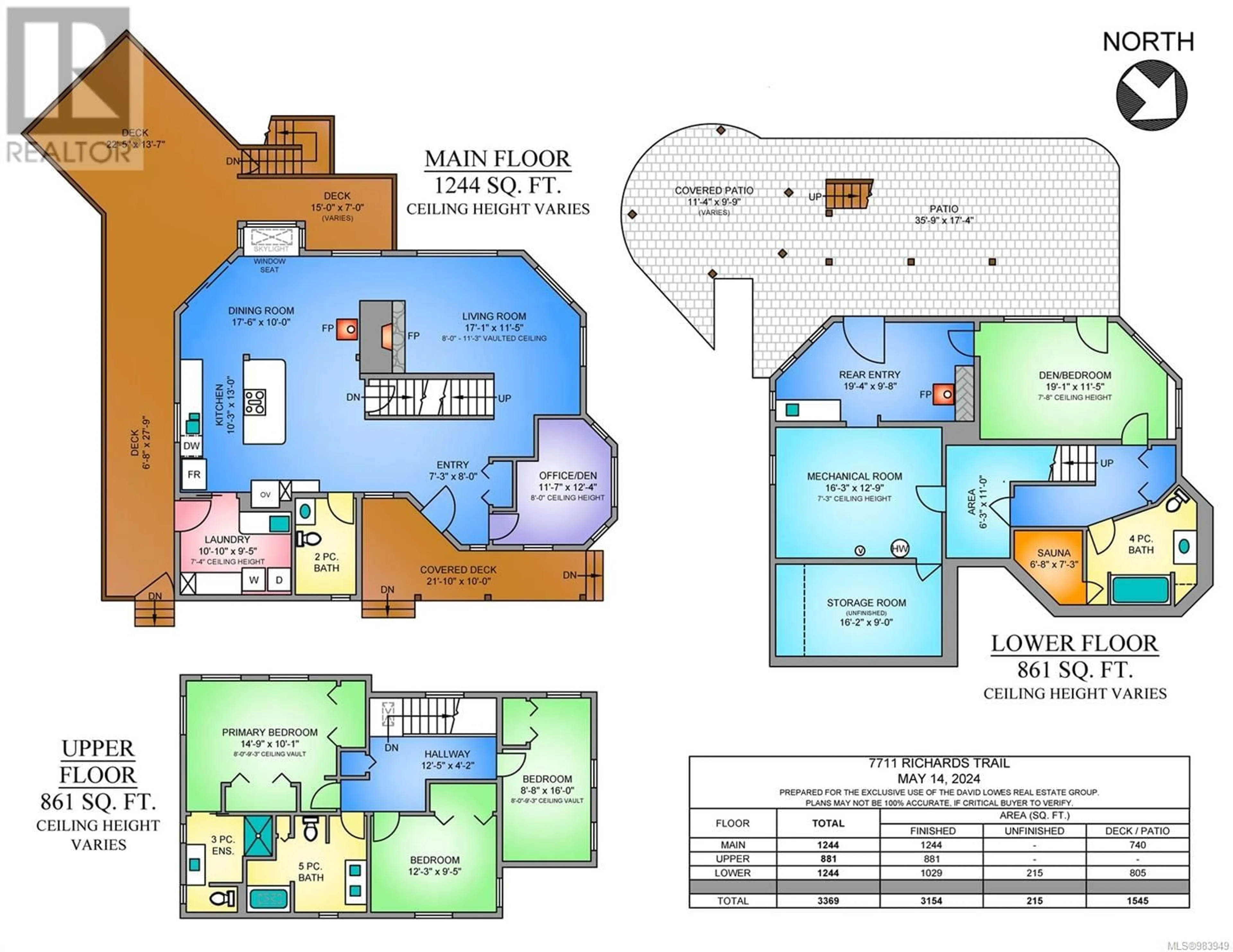 Floor plan for 7701 Richards Trail, Duncan British Columbia V9L6B2