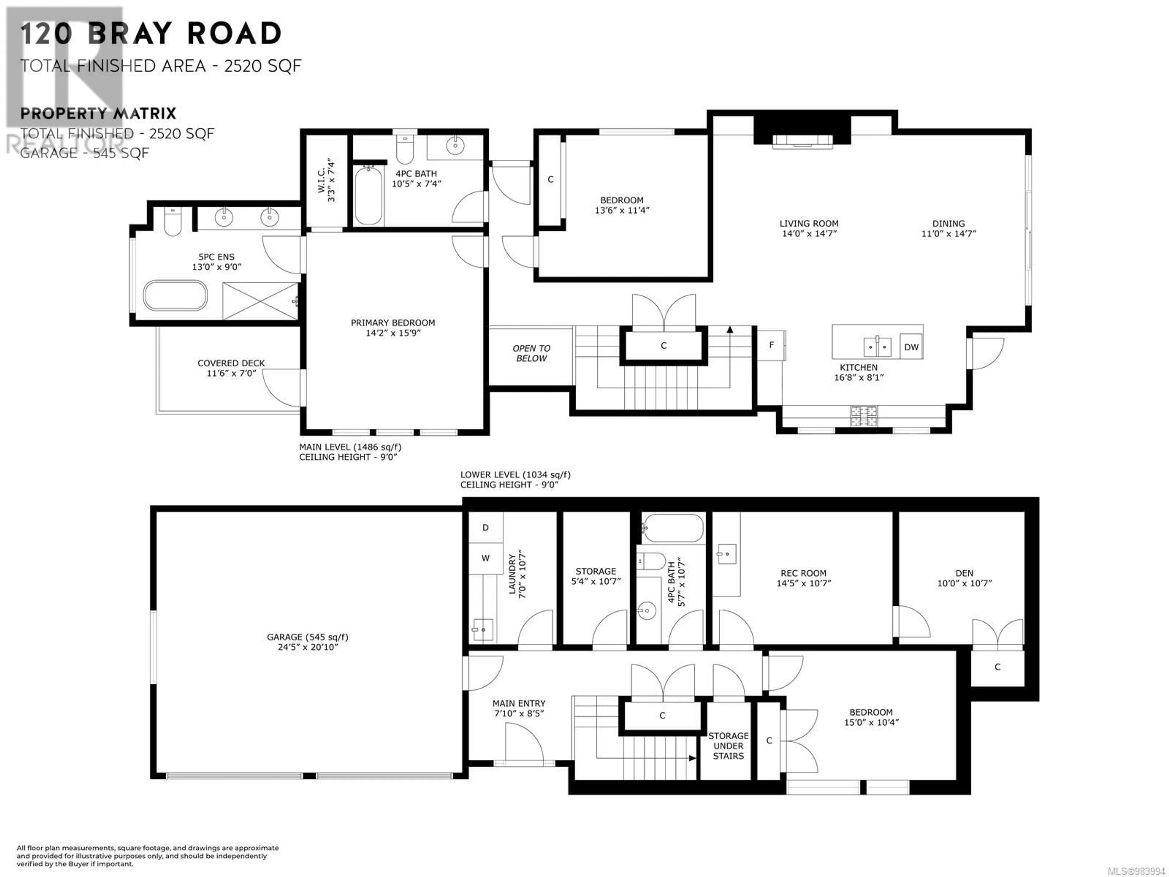 Floor plan for 120 Bray Rd, Nanaimo British Columbia V9T0J8