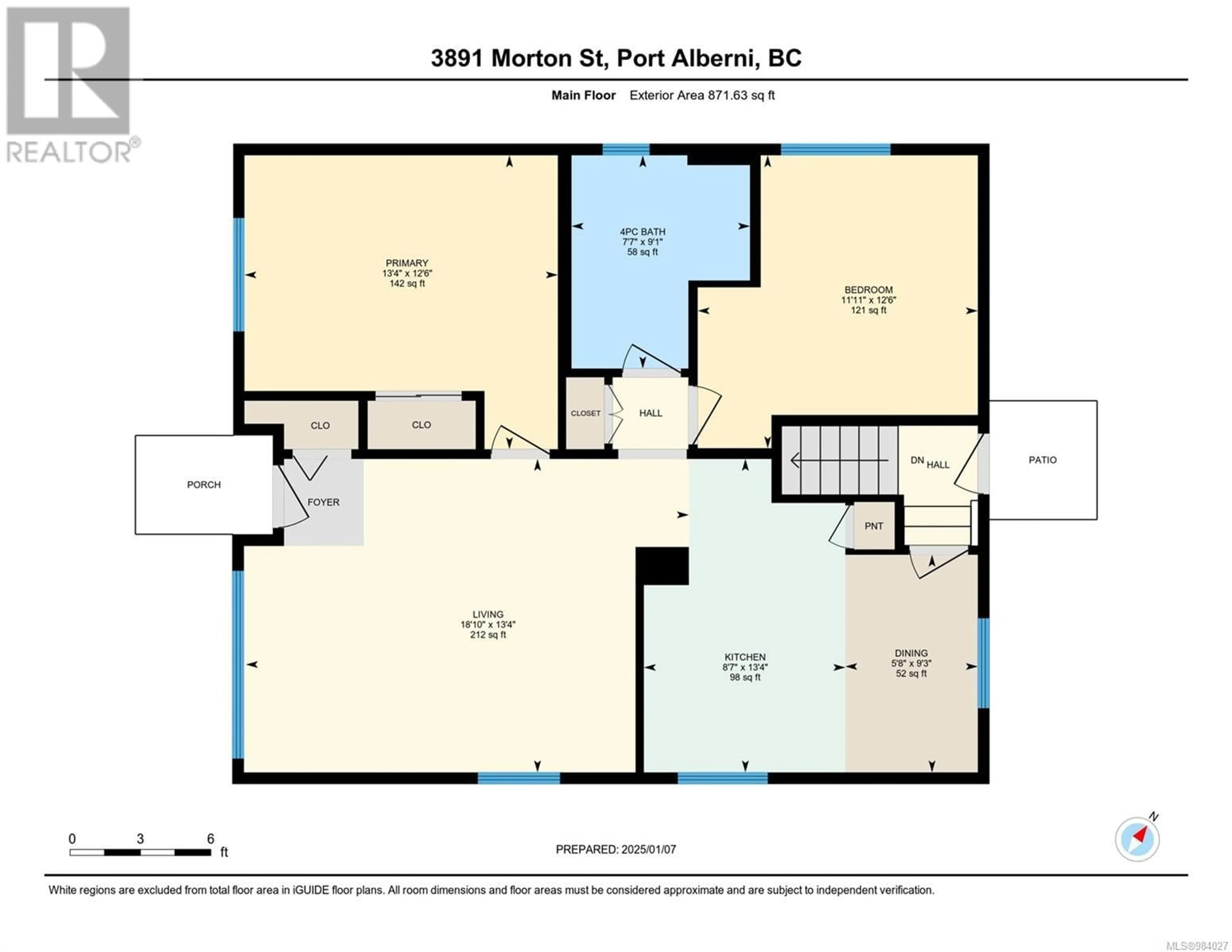 Floor plan for 3891 Morton St, Port Alberni British Columbia V9Y3V4