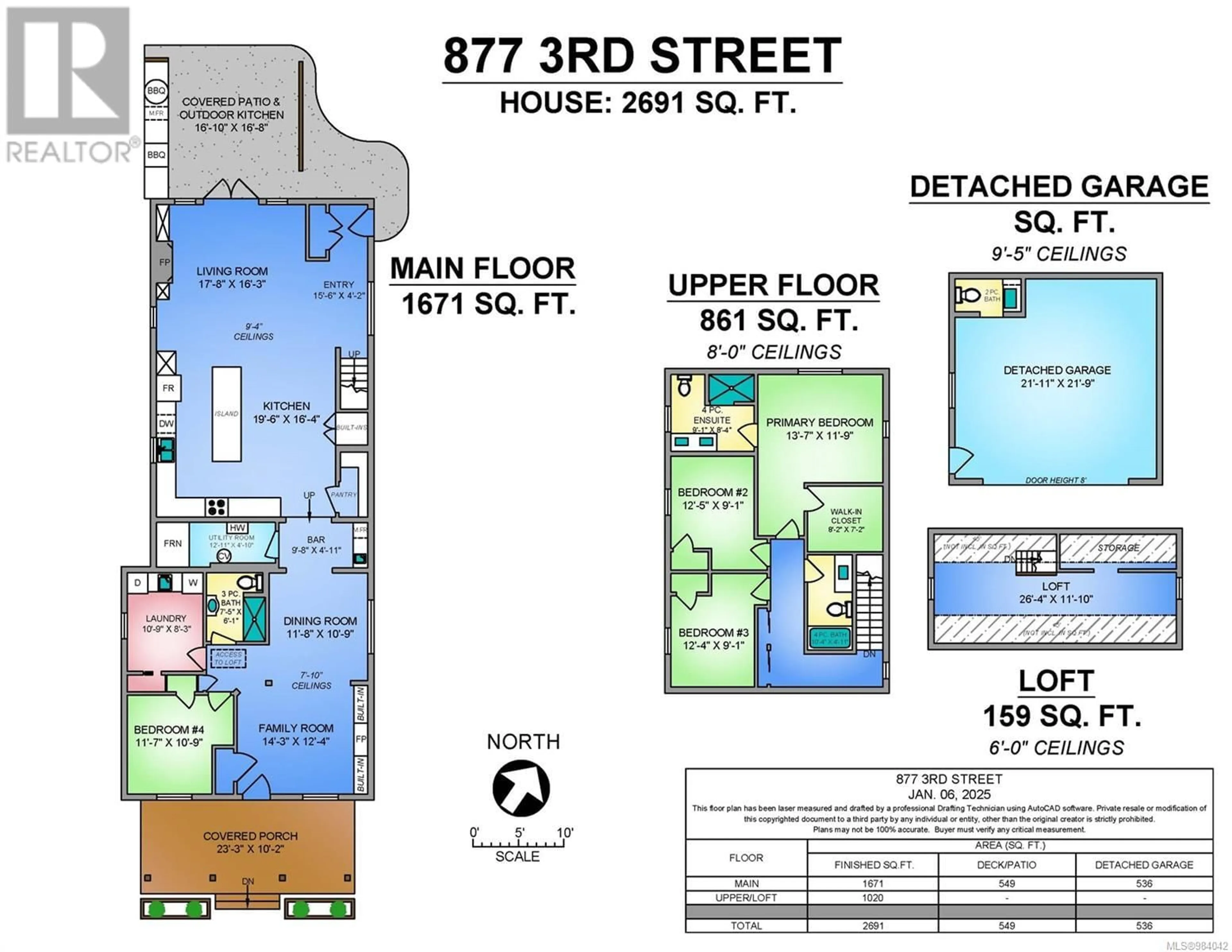 Floor plan for 877 3RD STREET, Courtenay British Columbia V9N1E9
