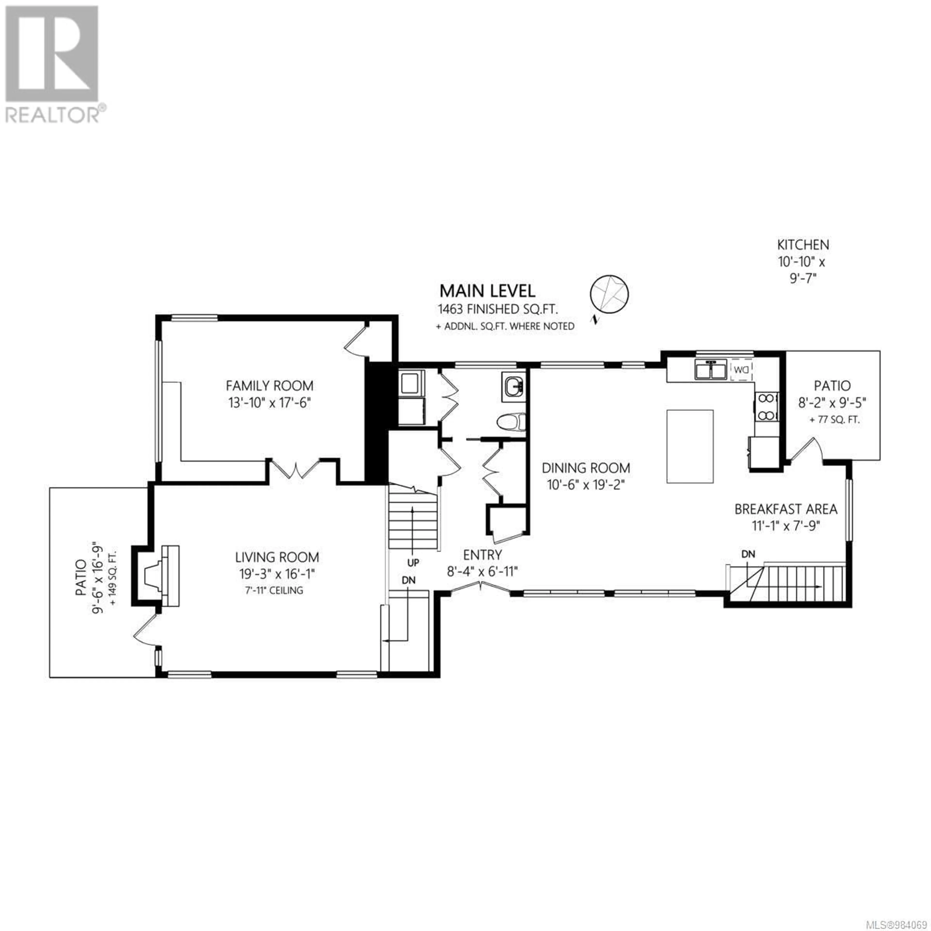 Floor plan for 108 2345 Cedar Hill Cross Rd, Oak Bay British Columbia V8P5M8