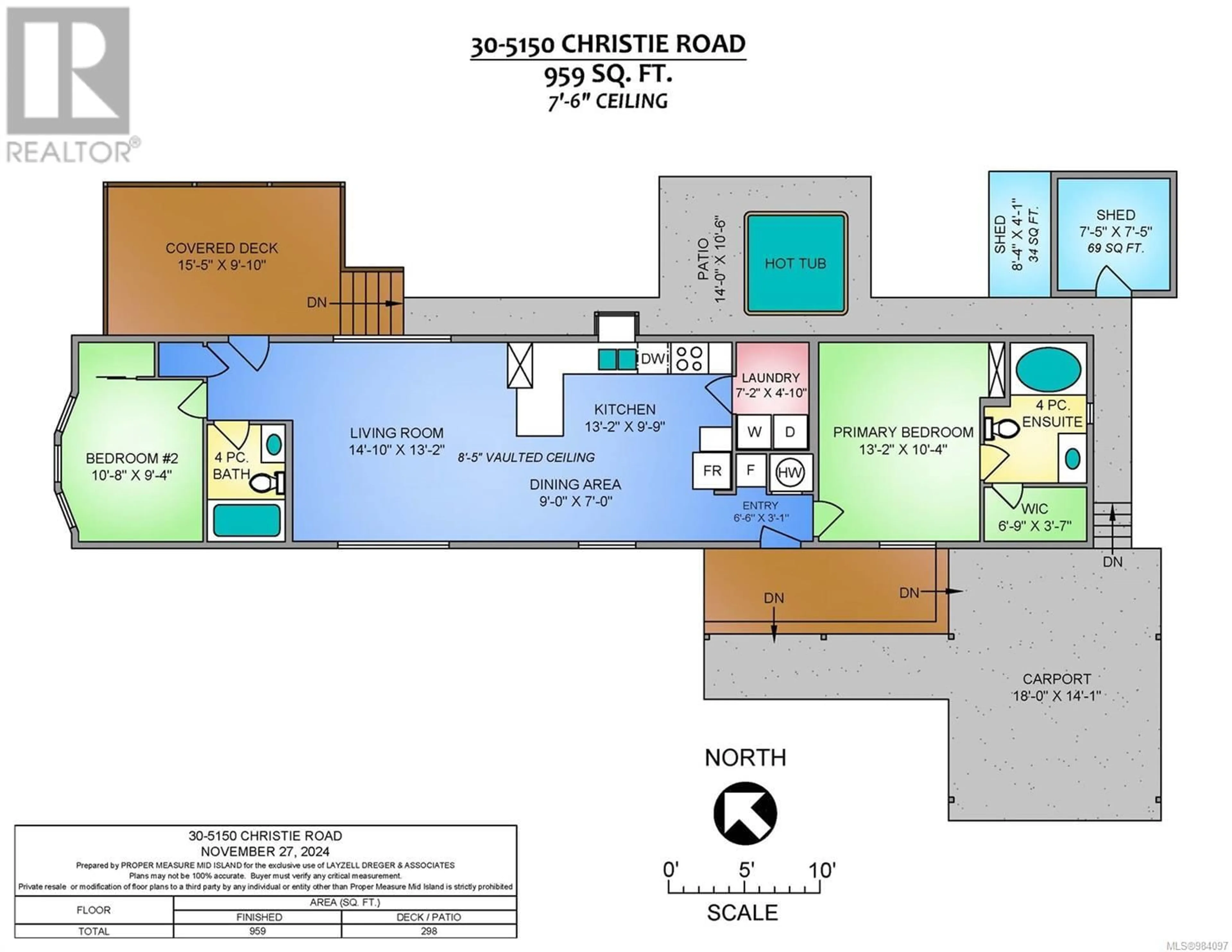 Floor plan for 30 5150 Christie Rd, Ladysmith British Columbia V9G1J2