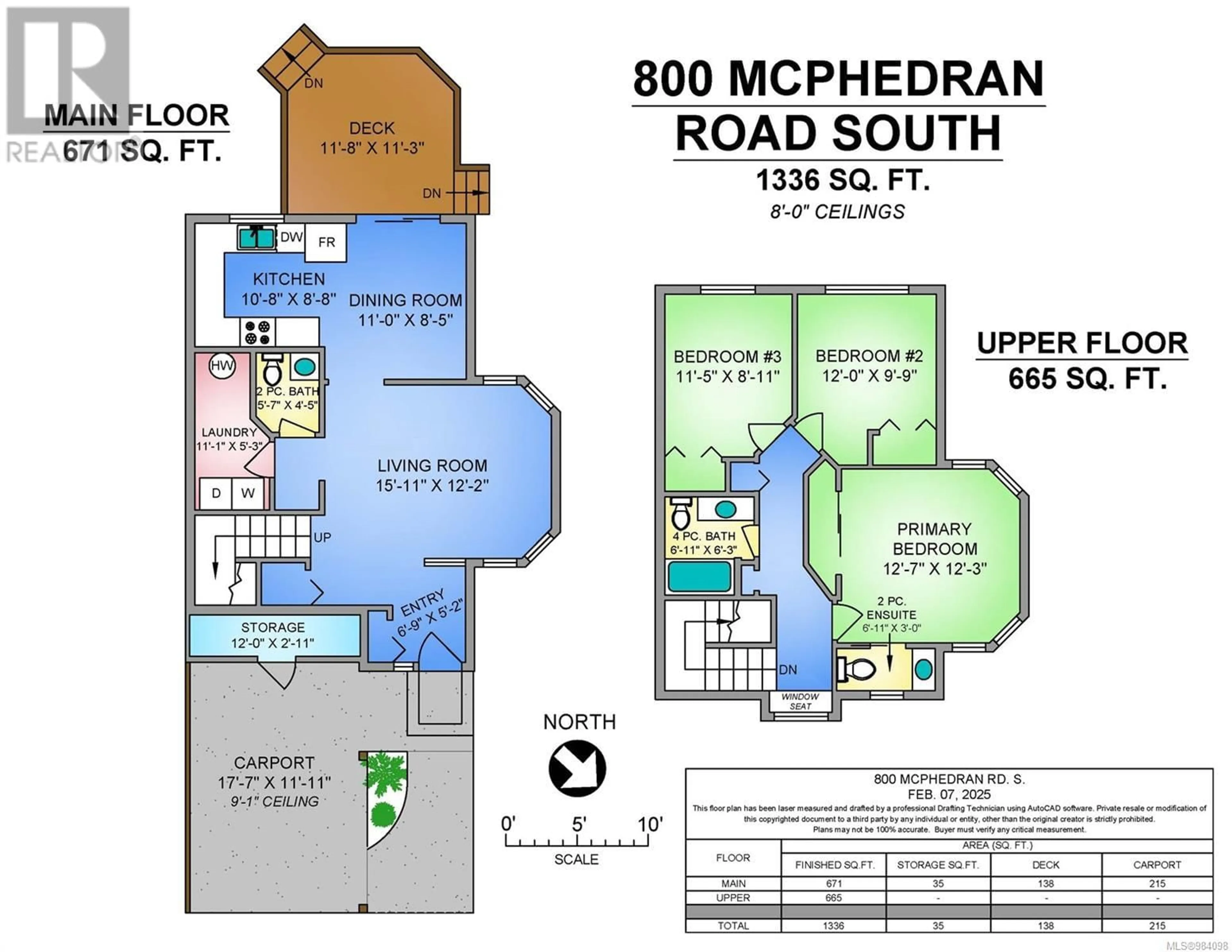 Floor plan for A 800 McPhedran Rd S, Campbell River British Columbia V9H1P8