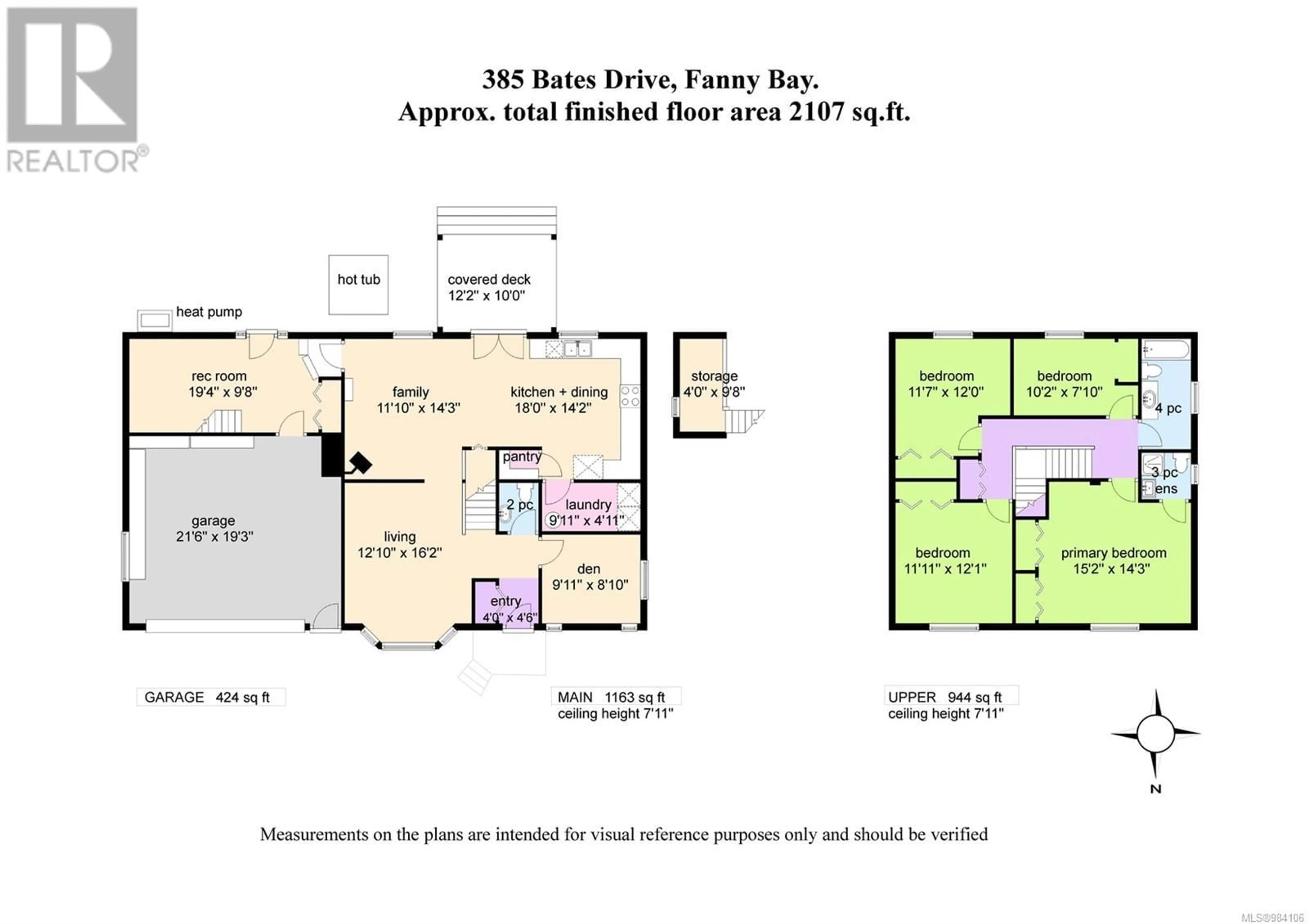 Floor plan for 385 Bates Dr, Fanny Bay British Columbia V0R1W0