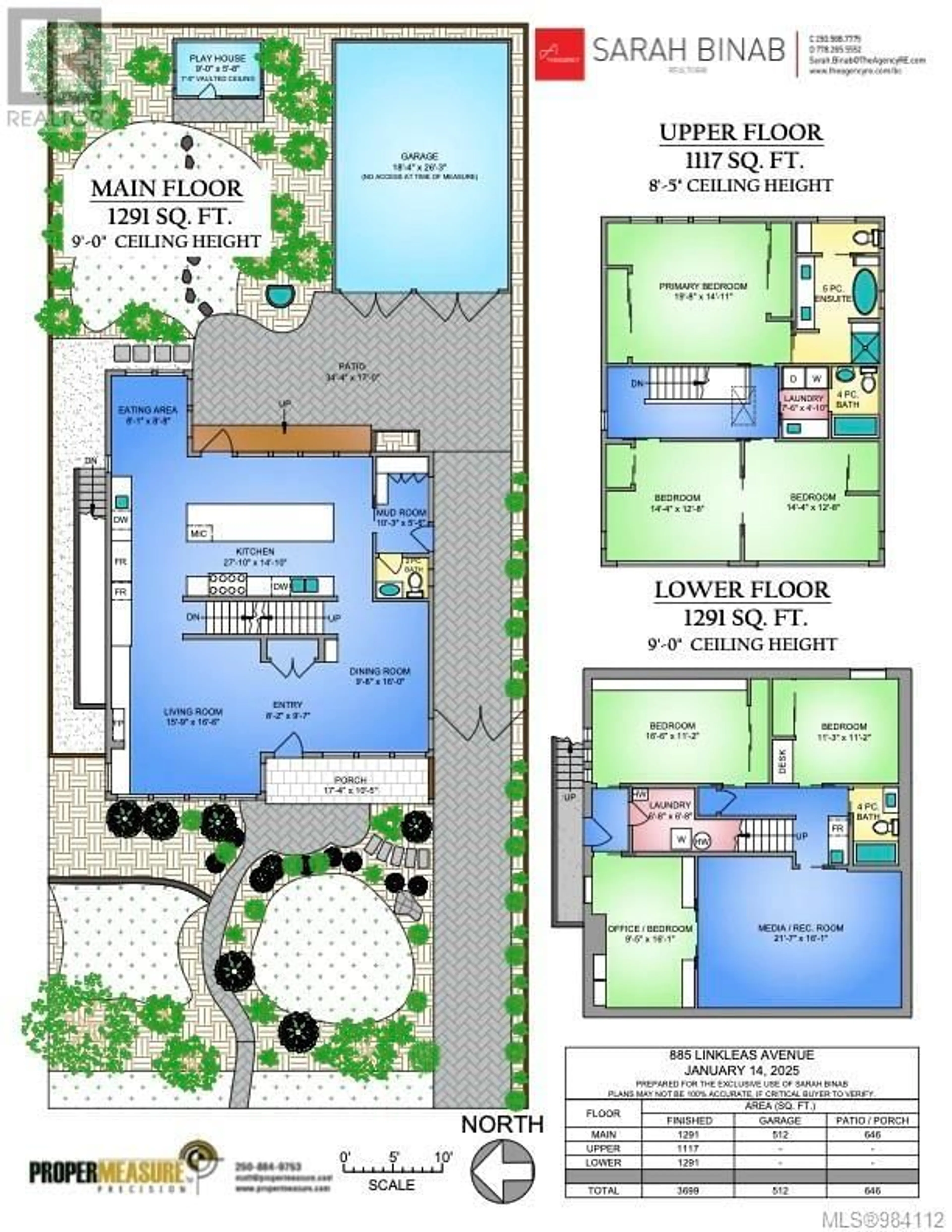 Floor plan for 885 Linkleas Ave, Oak Bay British Columbia V8S5C4