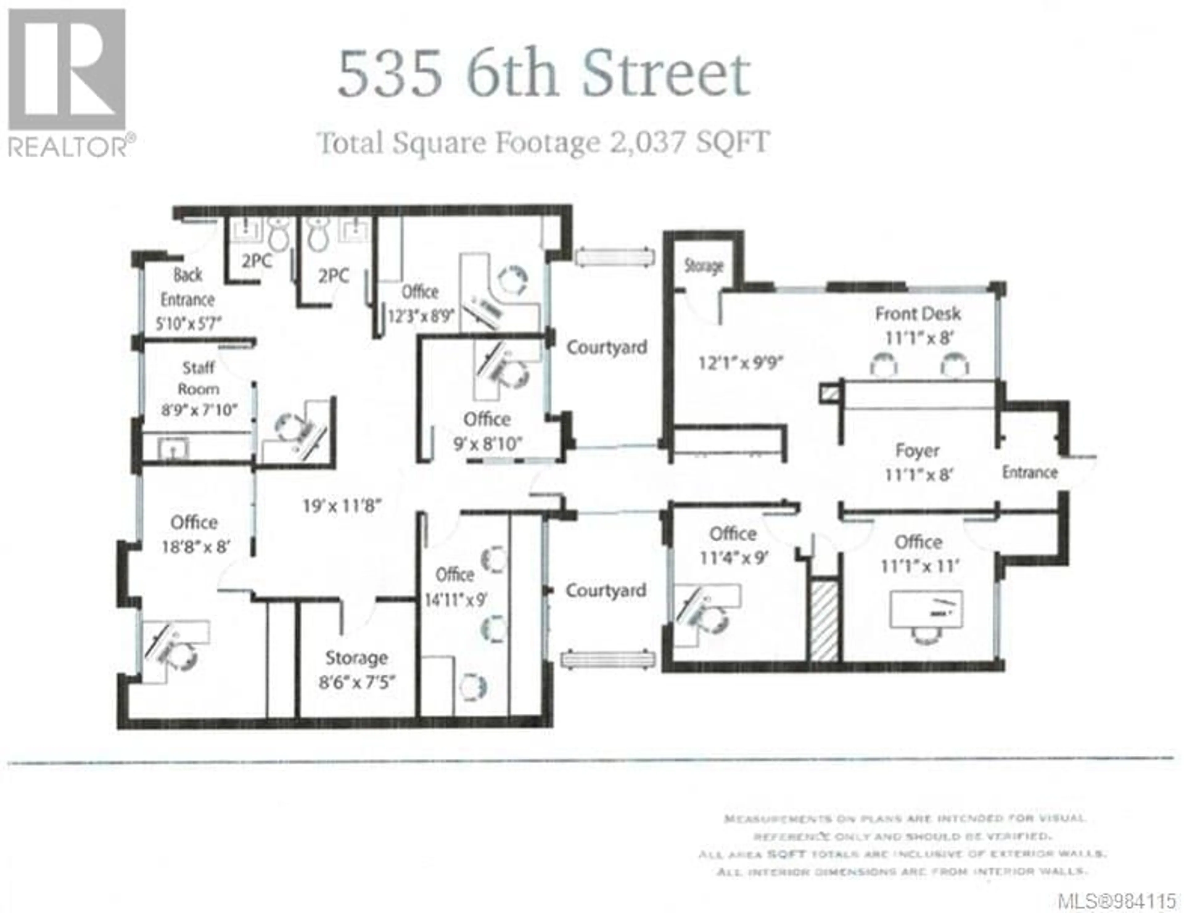 Floor plan for 535 6th St, Courtenay British Columbia V9N1M5