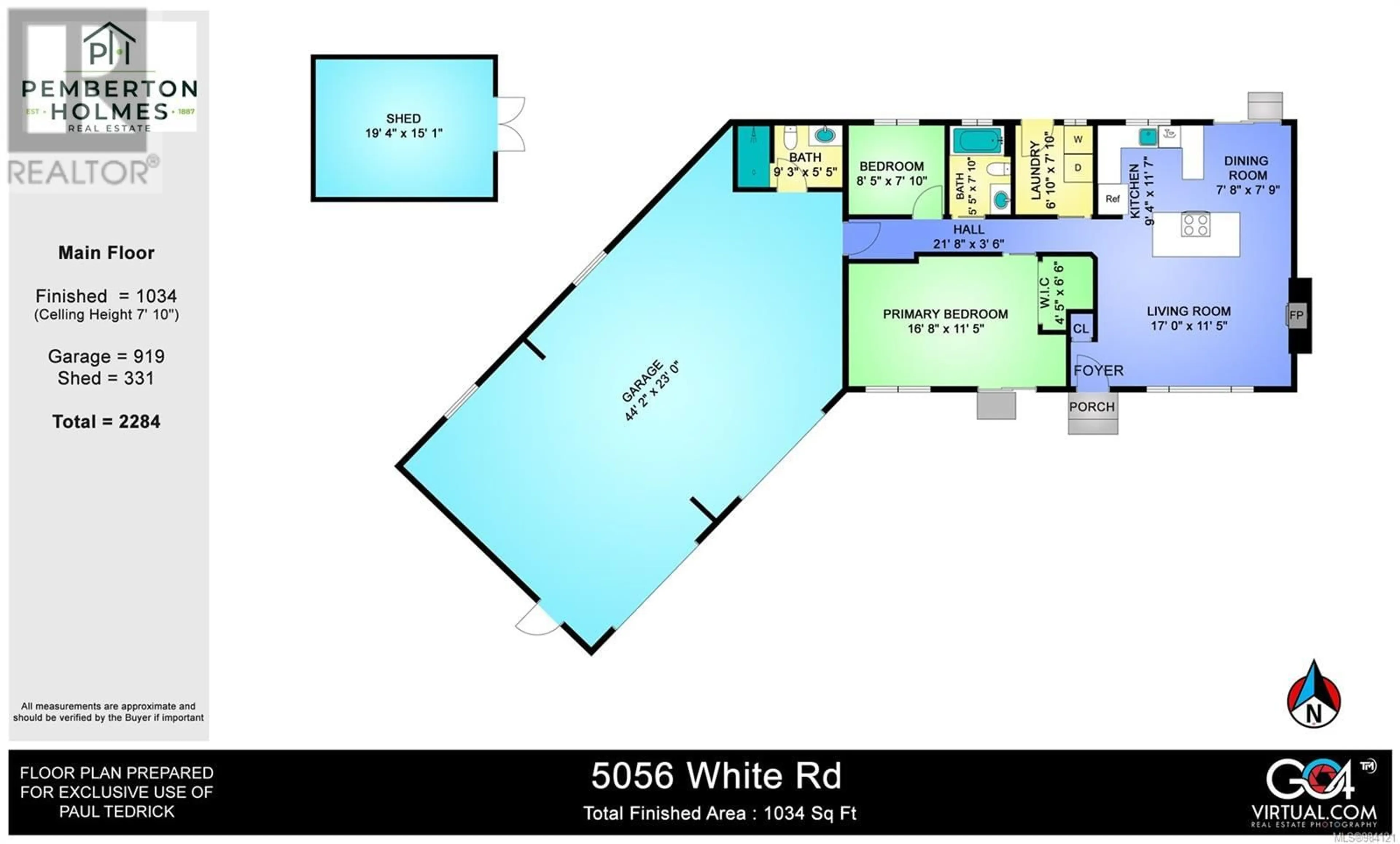 Floor plan for 5056 White Rd, Duncan British Columbia V9L6H5