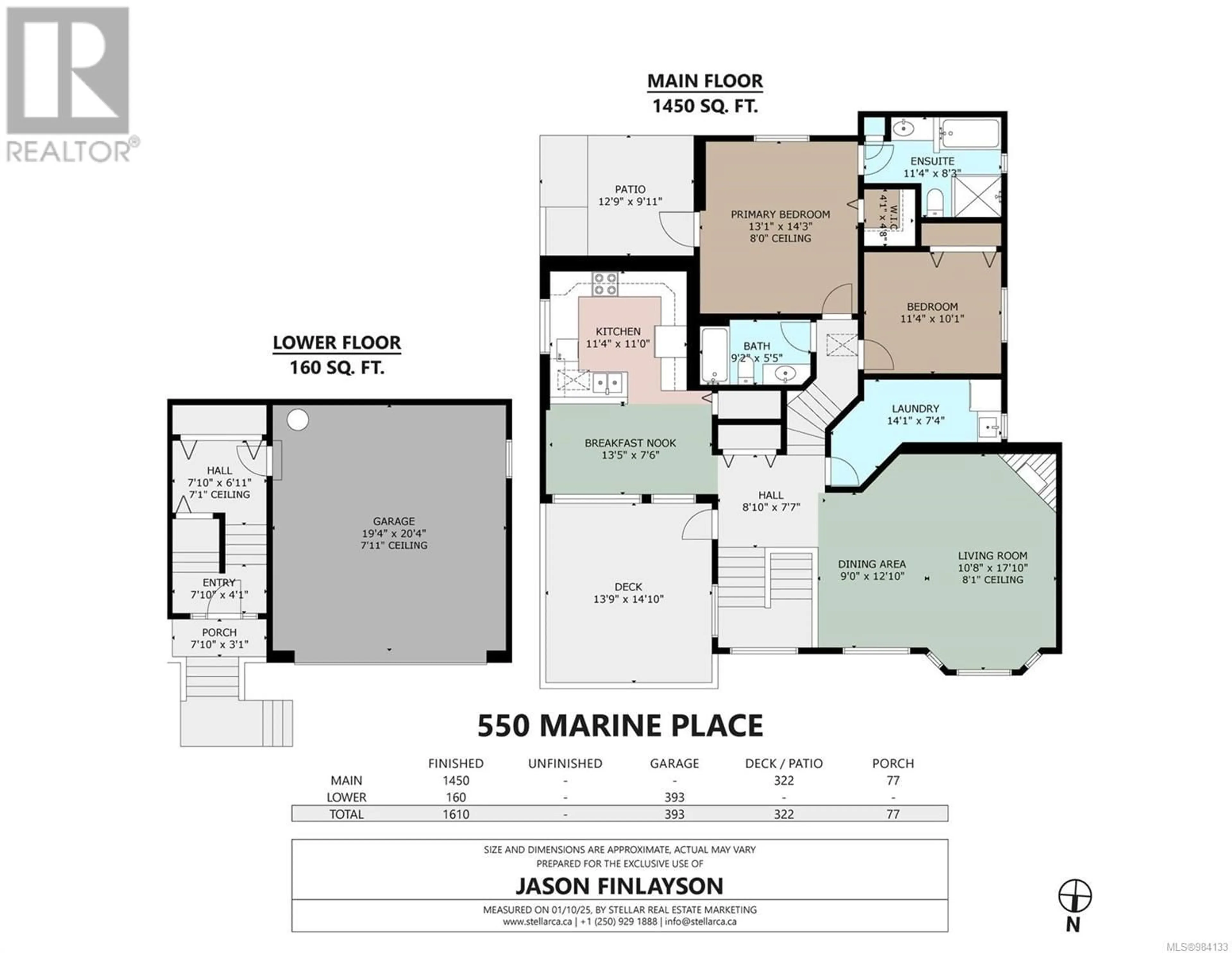 Floor plan for 550 MARINE PLACE, Cobble Hill British Columbia V0R1L1