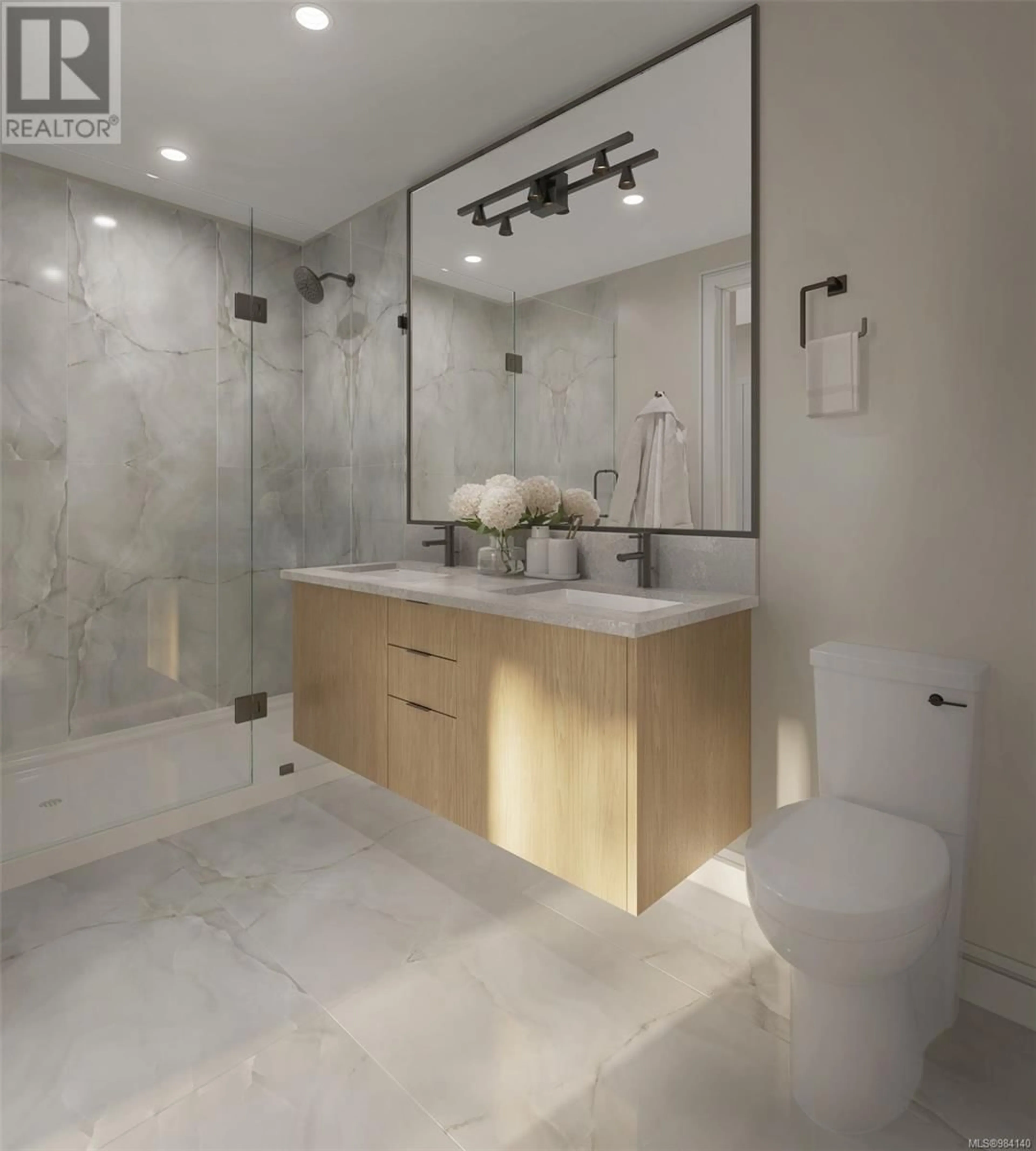 Contemporary bathroom, ceramic/tile floor for 109 1810 Selenite Pl, Langford British Columbia V0V0V0