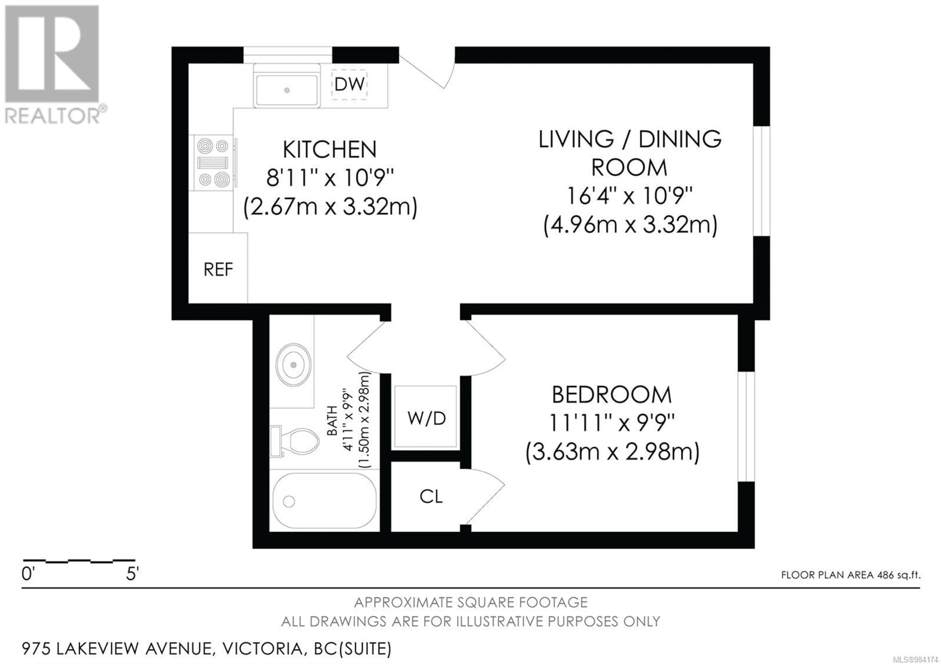 Floor plan for 975 Lakeview Ave, Saanich British Columbia V8X3H8