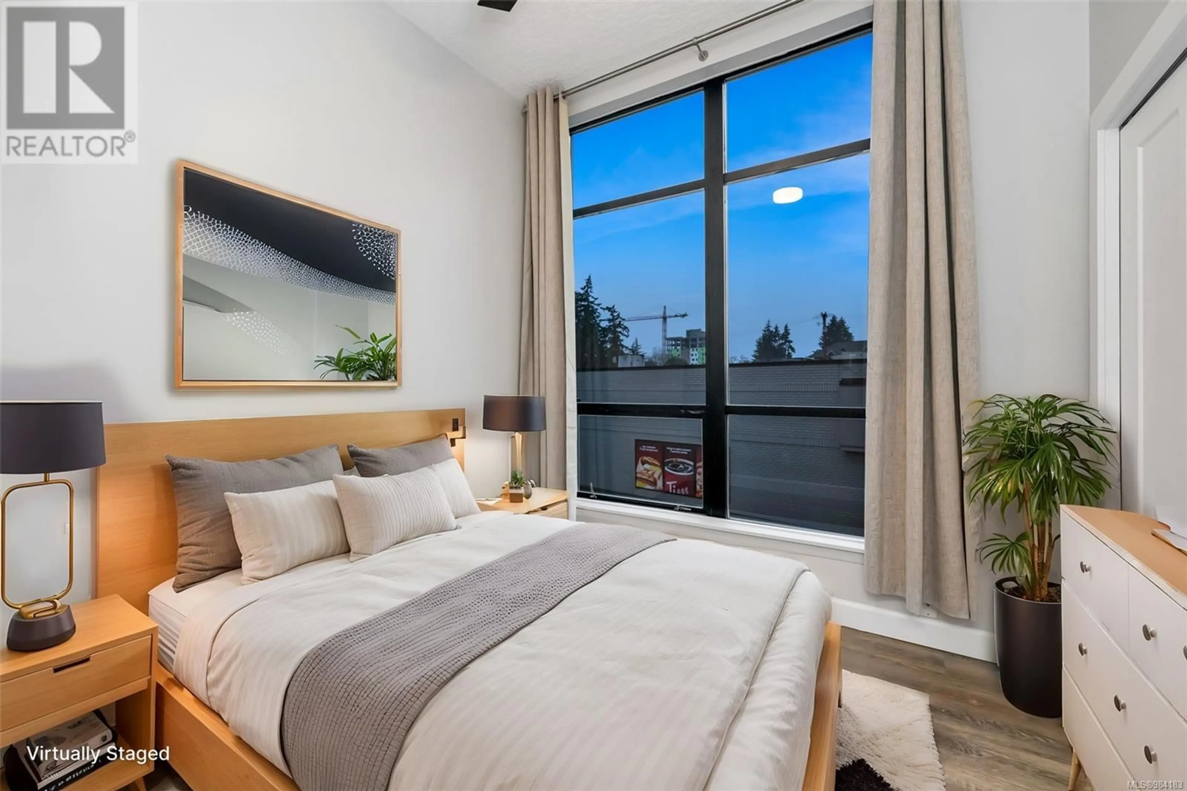 Bedroom with bed, unknown for 219 - 829 GOLDSTREAM AVENUE, Langford British Columbia V9B2X8