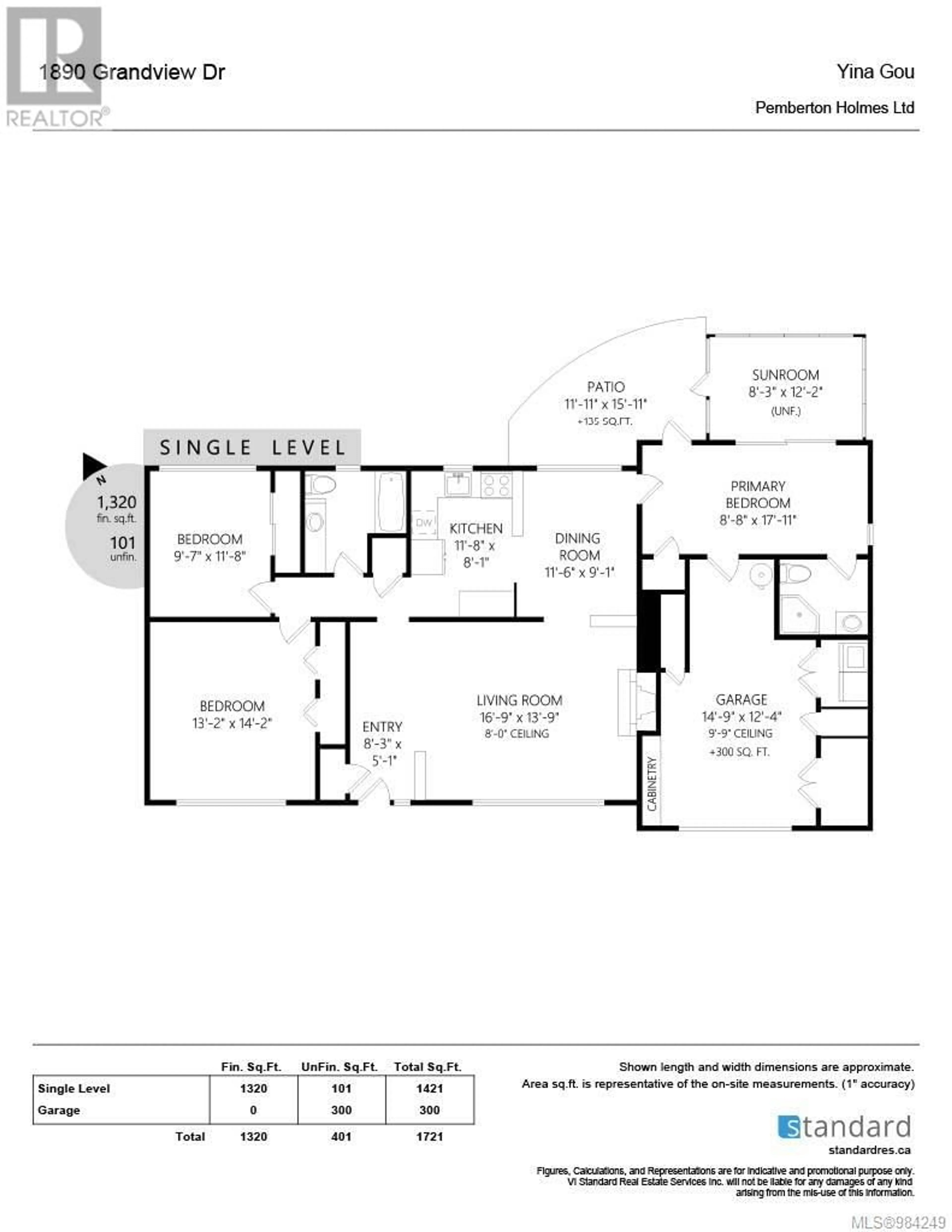 Floor plan for 1890 Grandview Dr, Saanich British Columbia V8N2V1