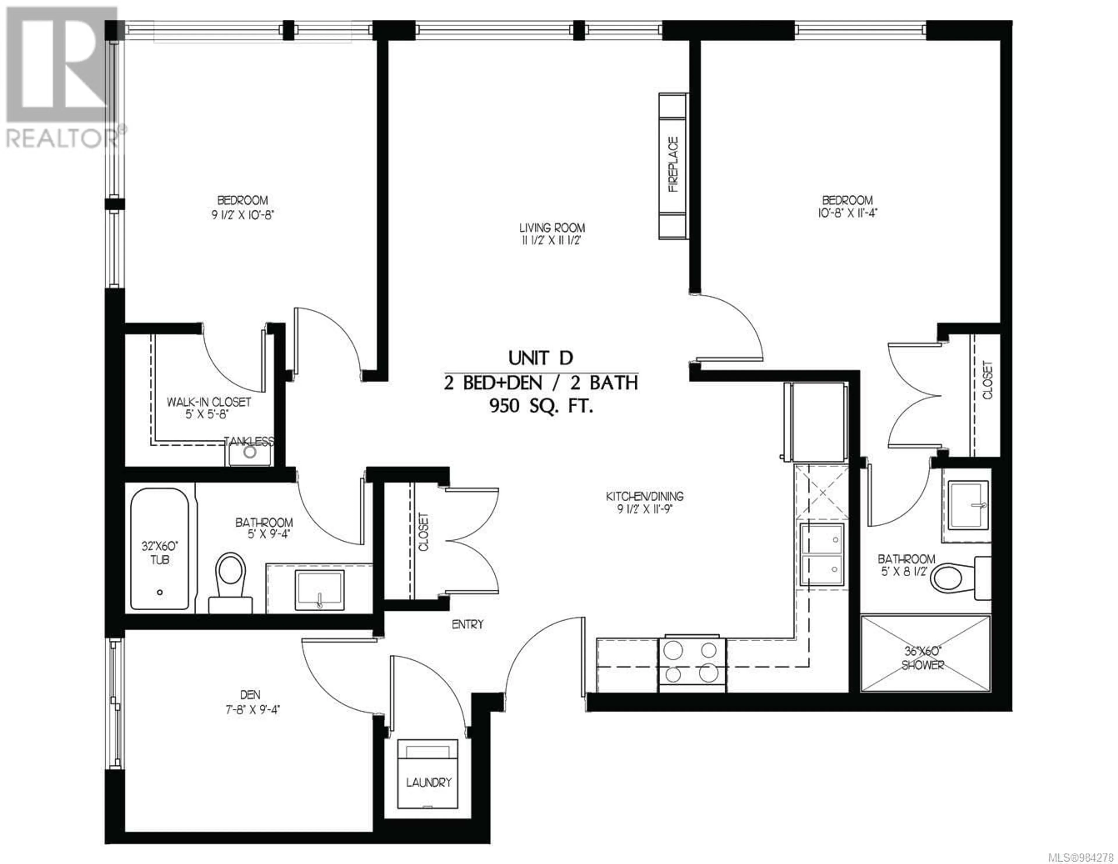 Floor plan for 414 950 Whirlaway Cres, Langford British Columbia V9B6W6