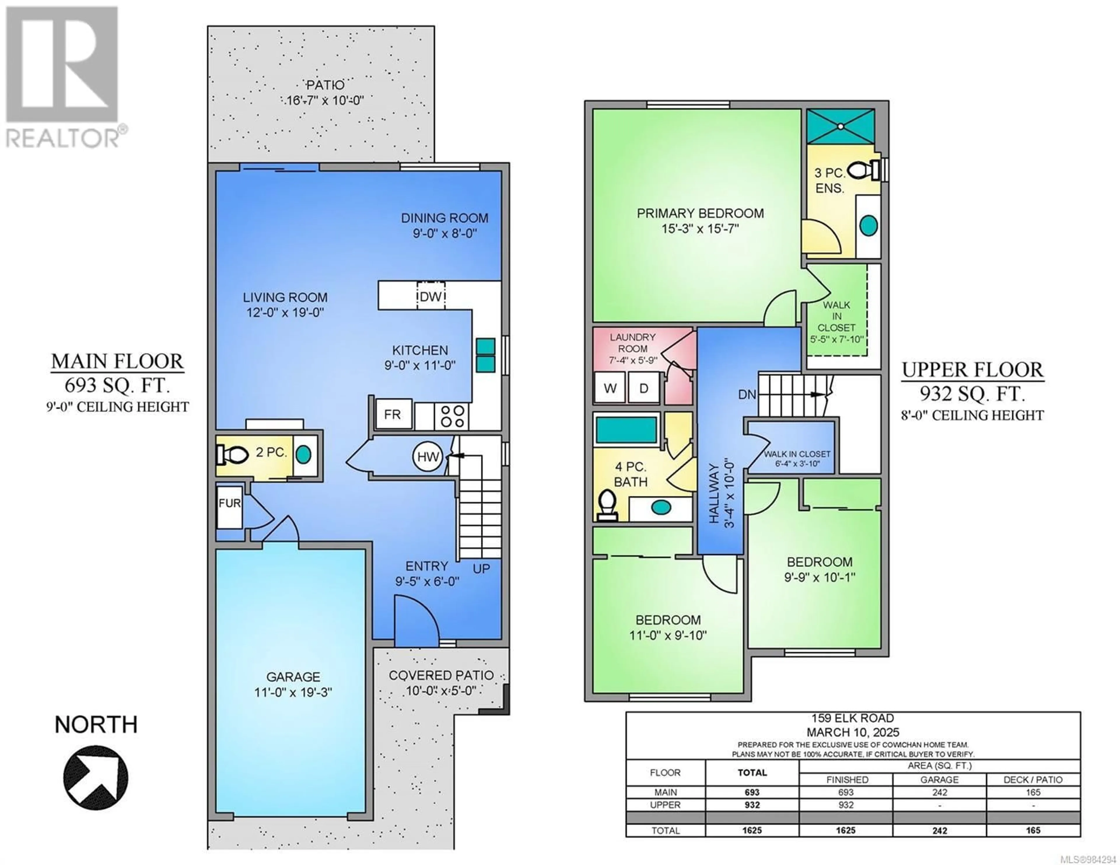 Floor plan for 159 ELK ROAD, Lake Cowichan British Columbia V0R2G0