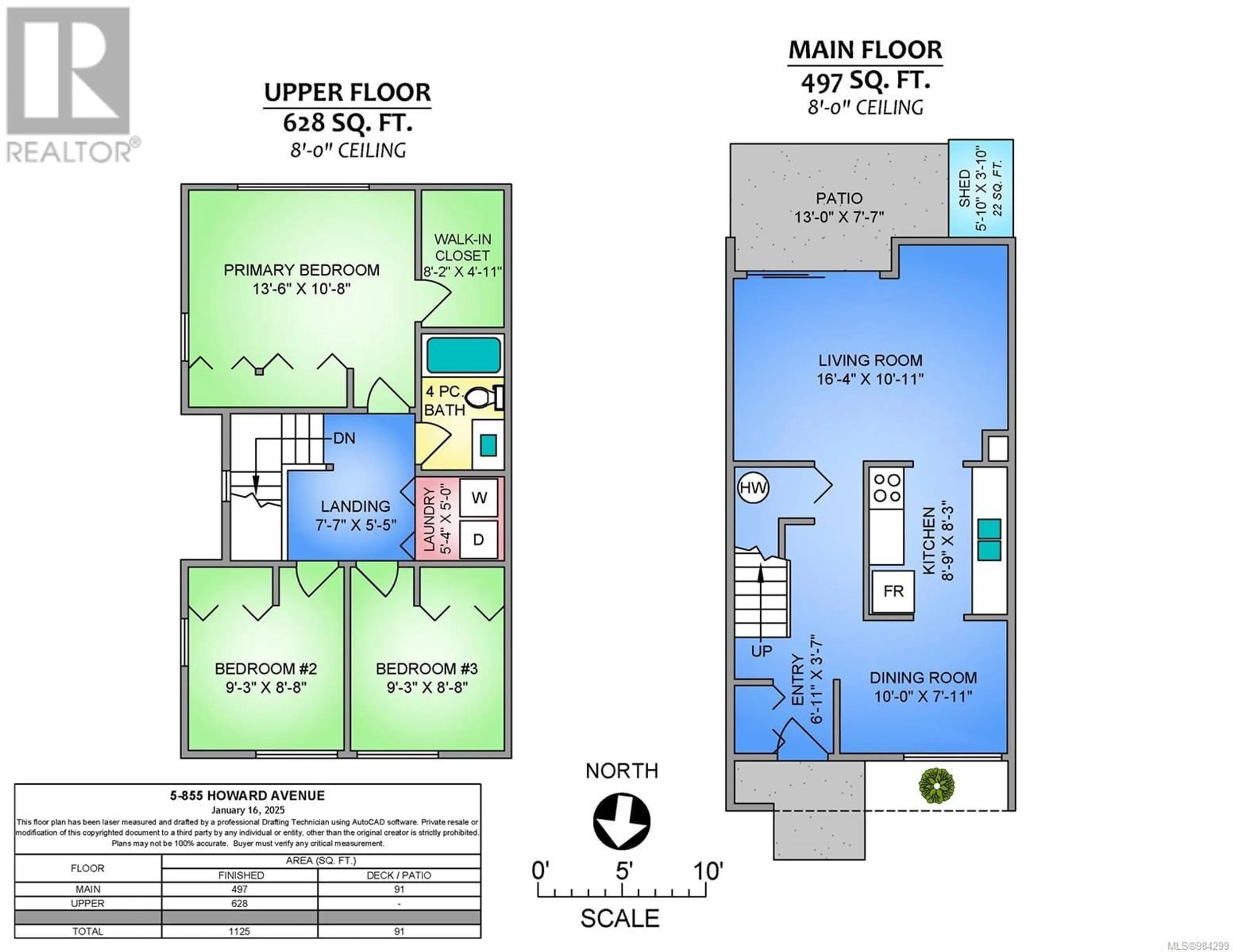 Floor plan for 5 855 Howard Ave, Nanaimo British Columbia V9R5V4