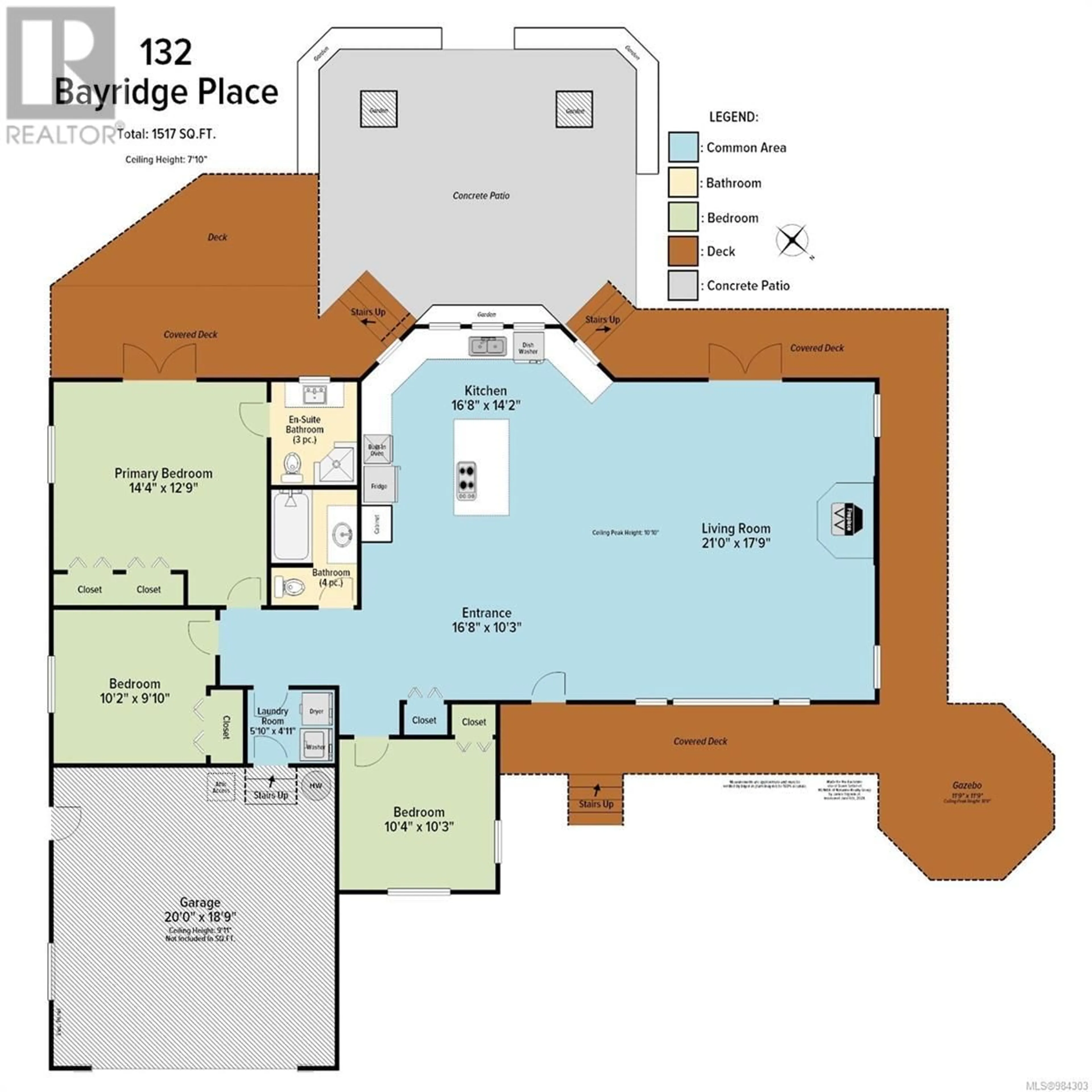 Floor plan for 132 Bayridge Pl, Bowser British Columbia V0R1G0