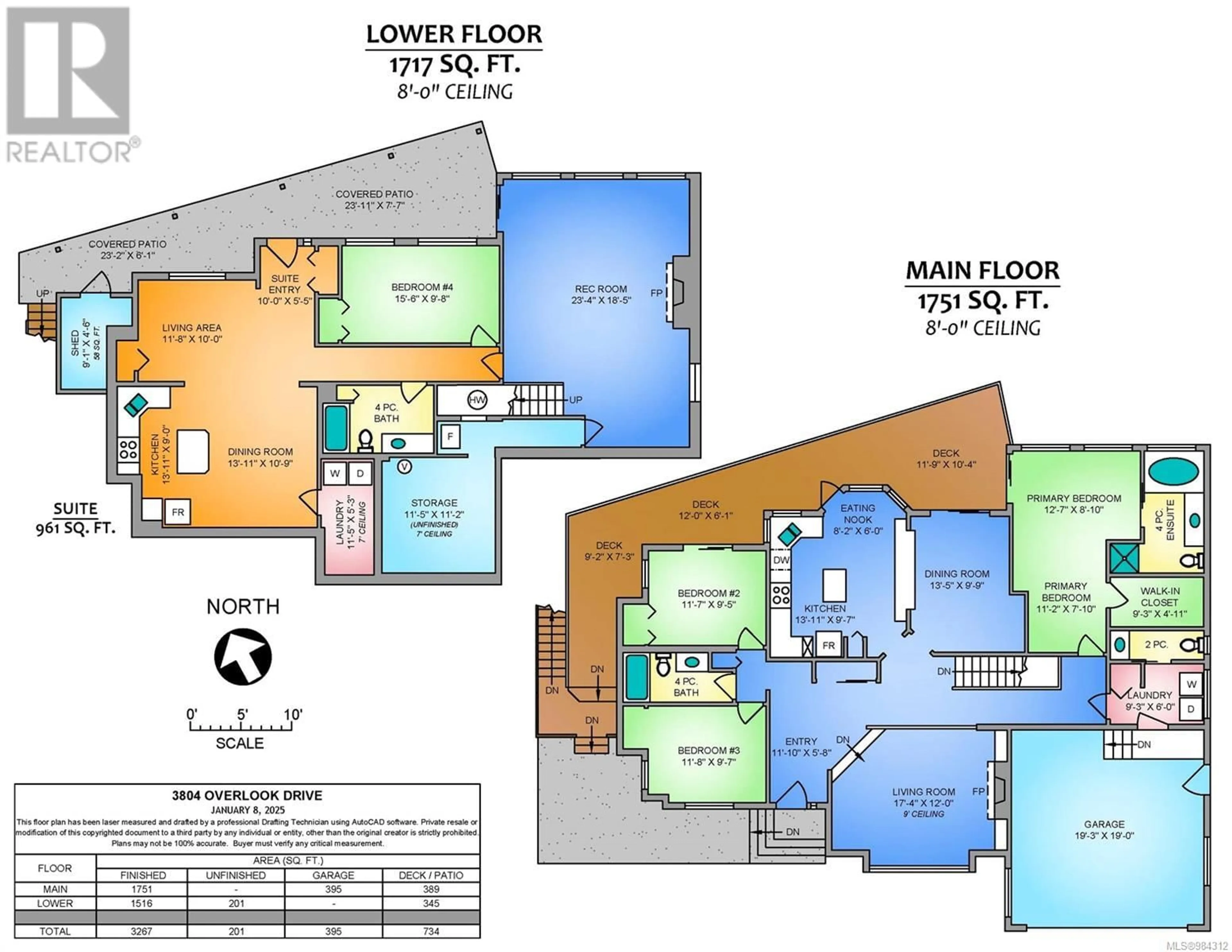 Floor plan for 3804 Overlook Dr, Nanaimo British Columbia V9T1M6