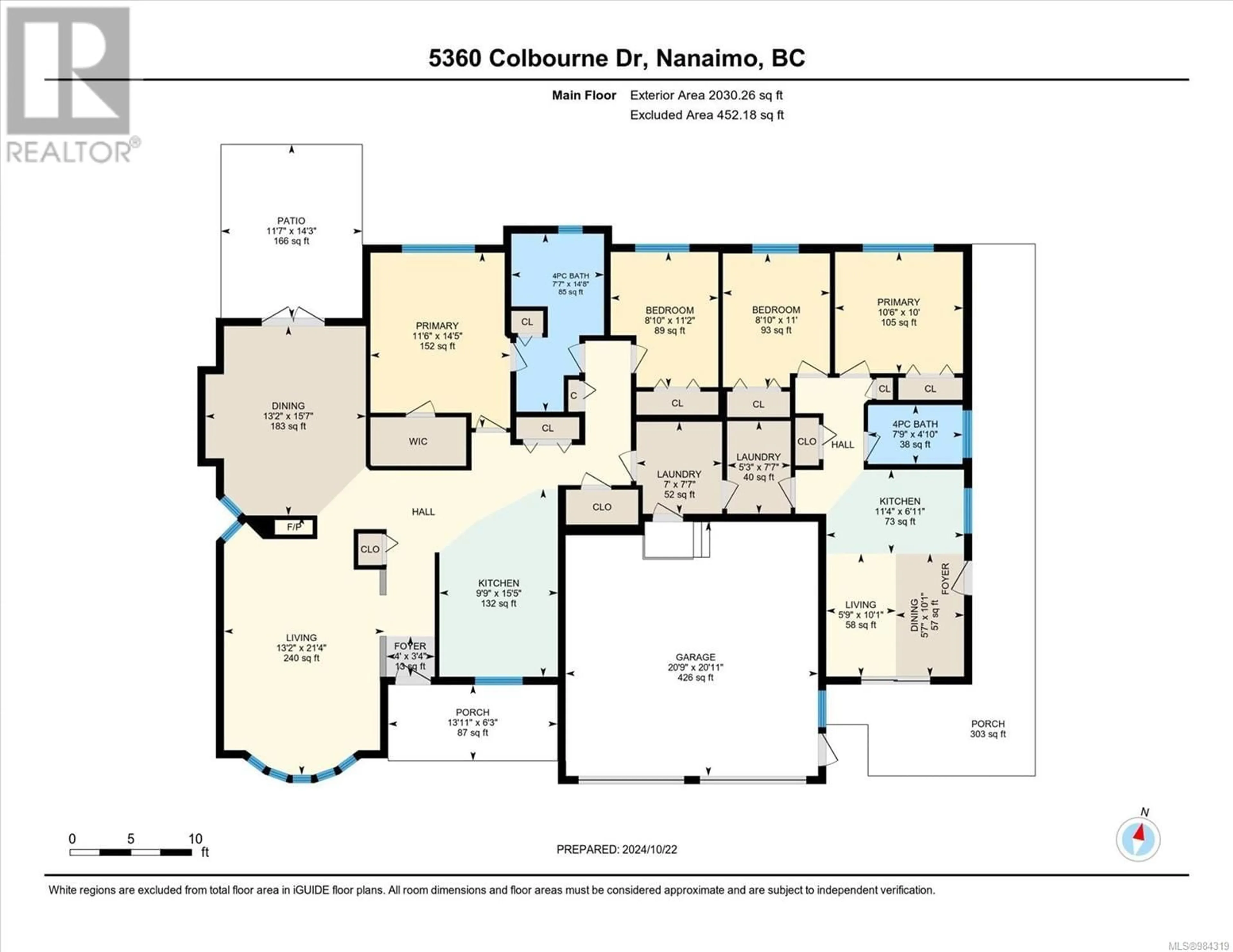 Floor plan for 5360 Colbourne Dr, Nanaimo British Columbia V9T6N5