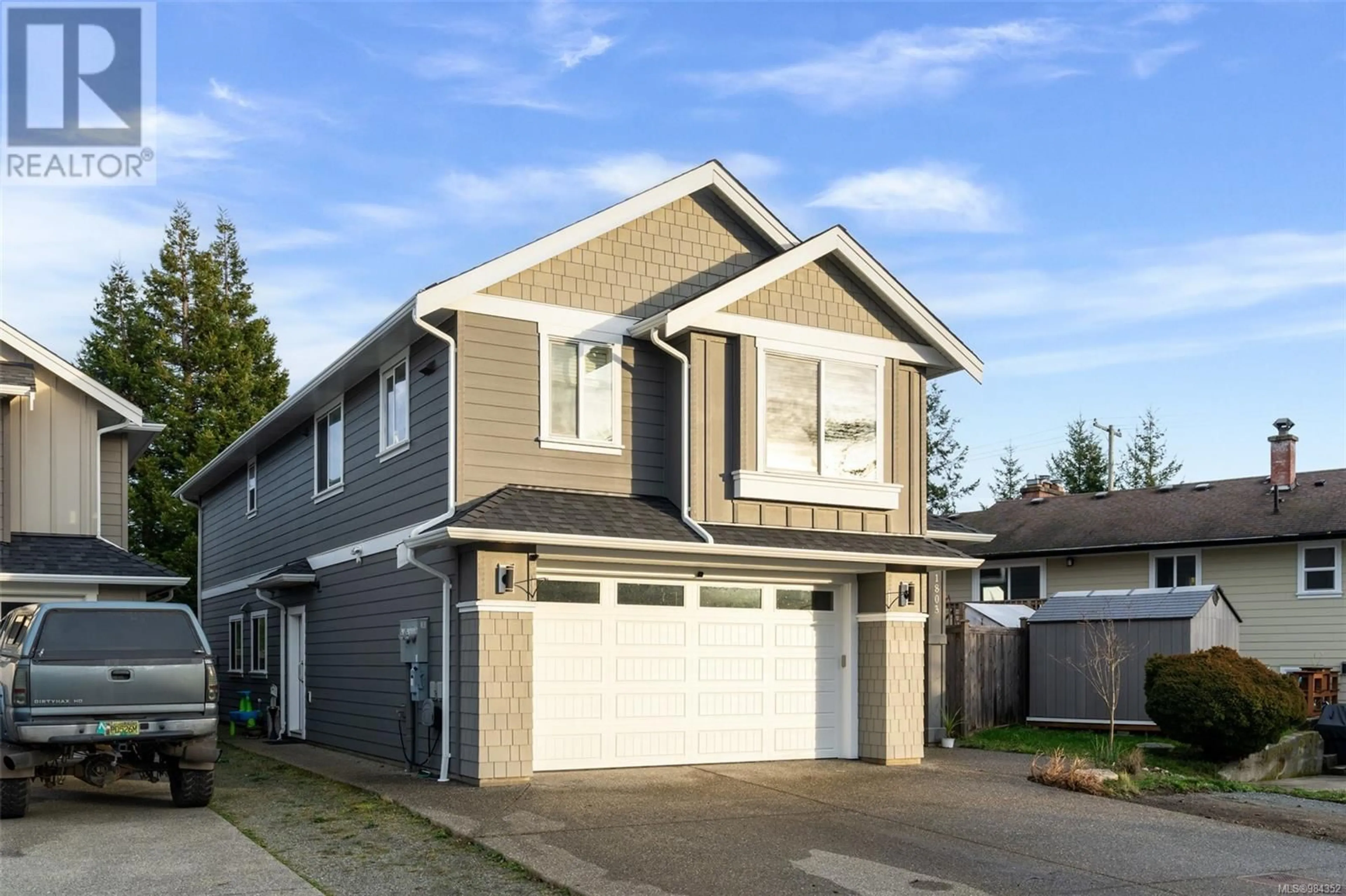 Home with vinyl exterior material, street for 1803 Lifehouse Crt, Sooke British Columbia V9Z0V1