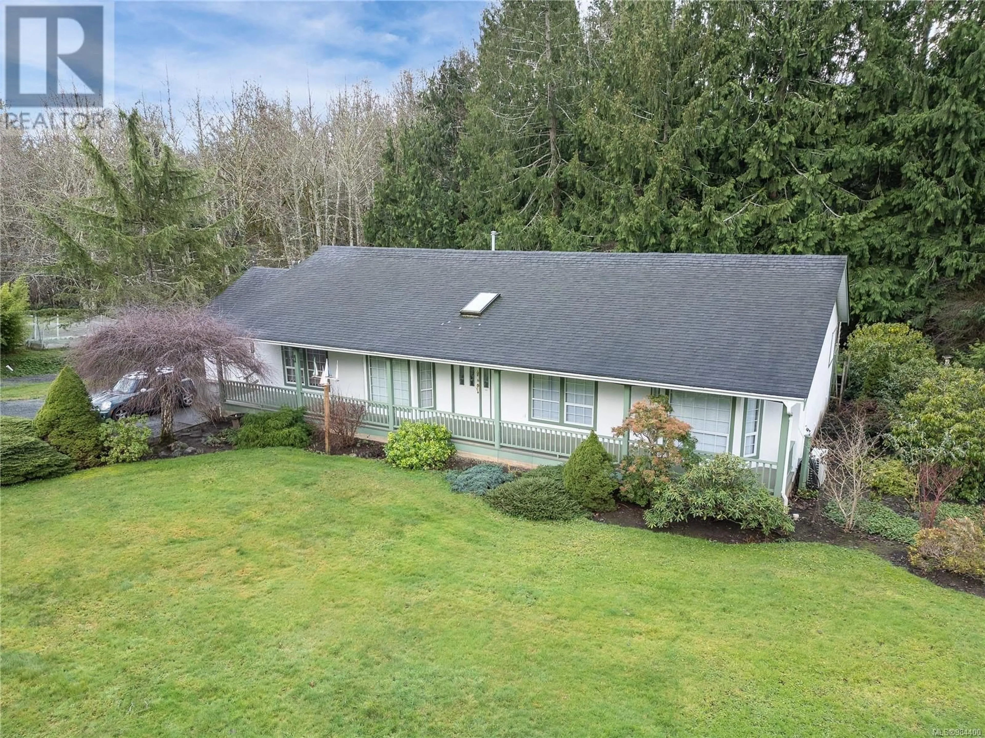 A pic from outside/outdoor area/front of a property/back of a property/a pic from drone, unknown for 2126 Corvis Way, Sooke British Columbia V9Z0G1