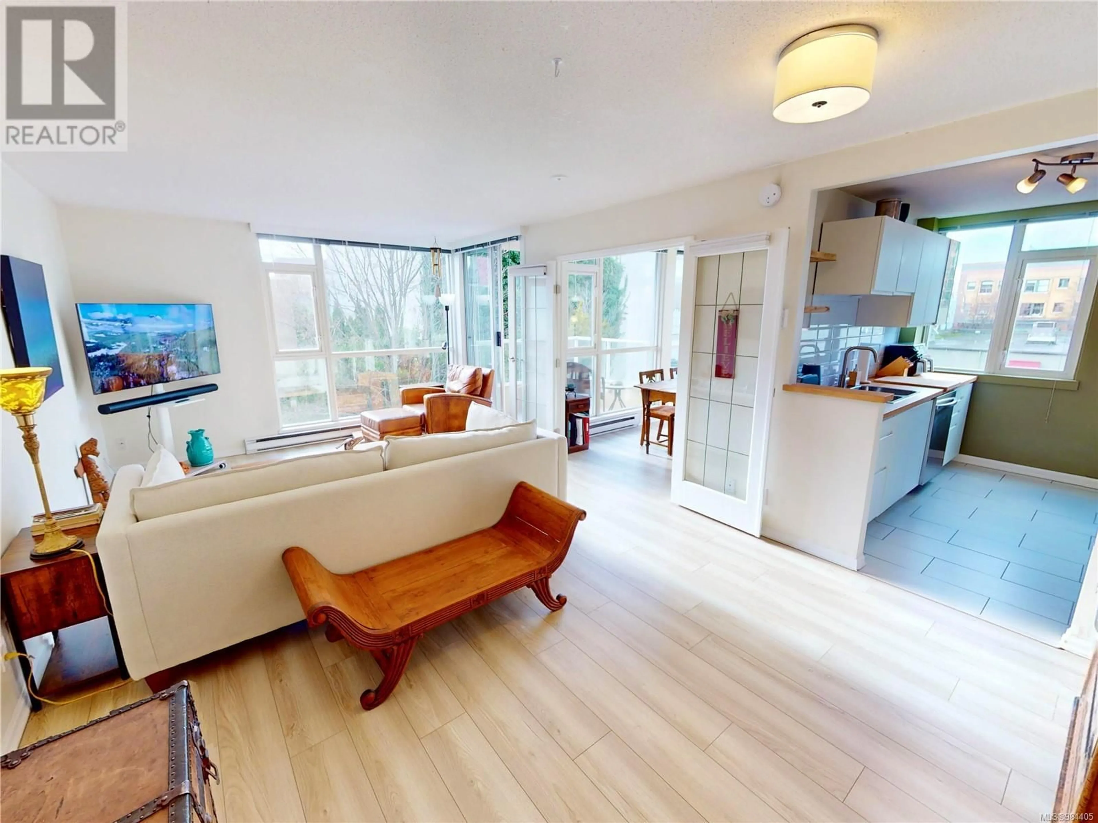 Open concept kitchen, unknown for 312 835 View St, Victoria British Columbia V8W3W8