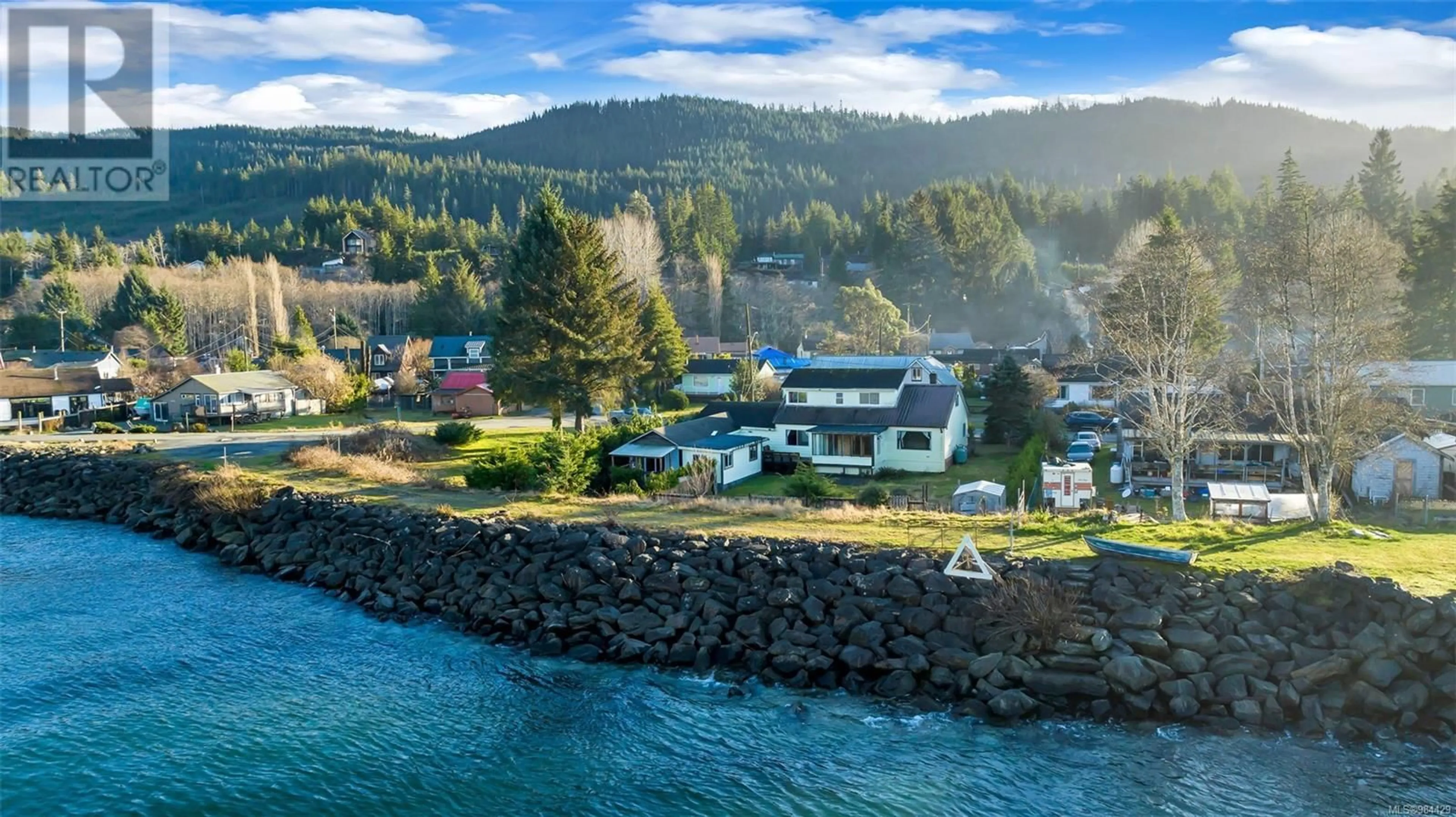 A pic from outside/outdoor area/front of a property/back of a property/a pic from drone, water/lake/river/ocean view for 6672 QUEESTO DRIVE, Port Renfrew British Columbia V0S1N0