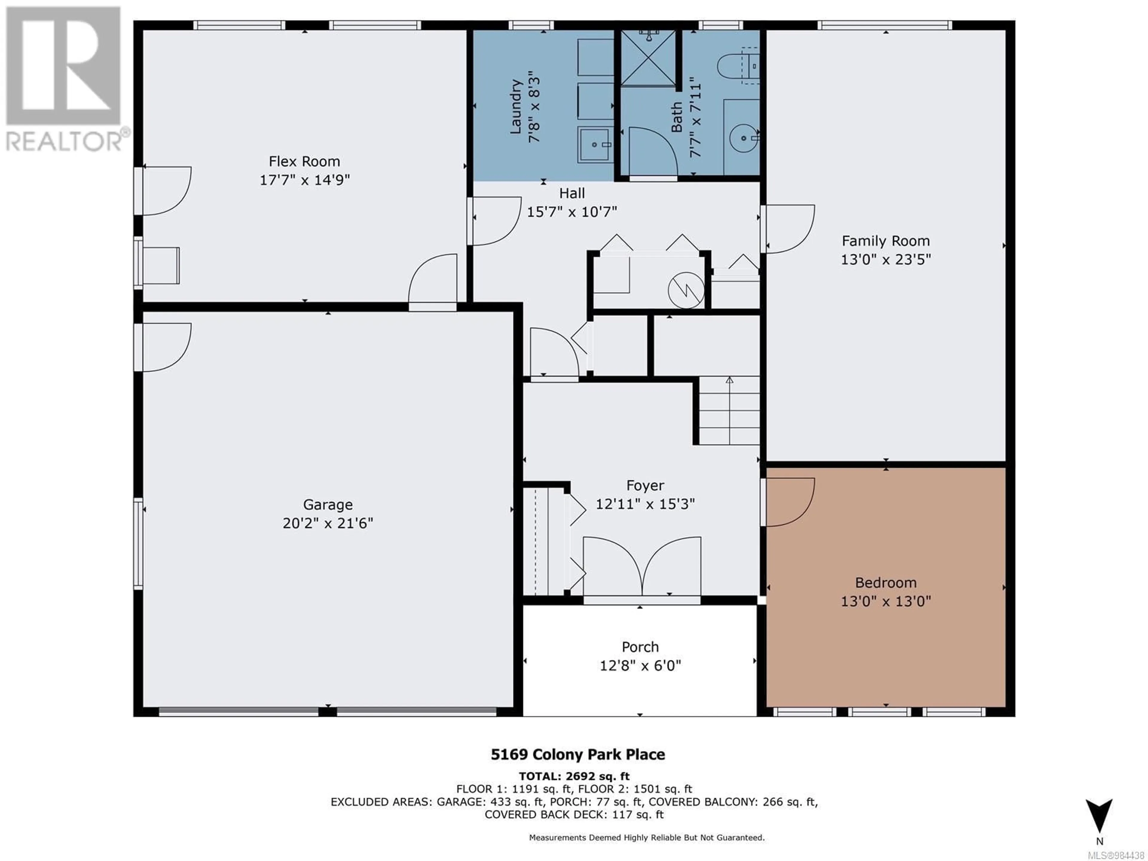 Floor plan for 5169 Colony Park Pl, Nanaimo British Columbia V9V1H2