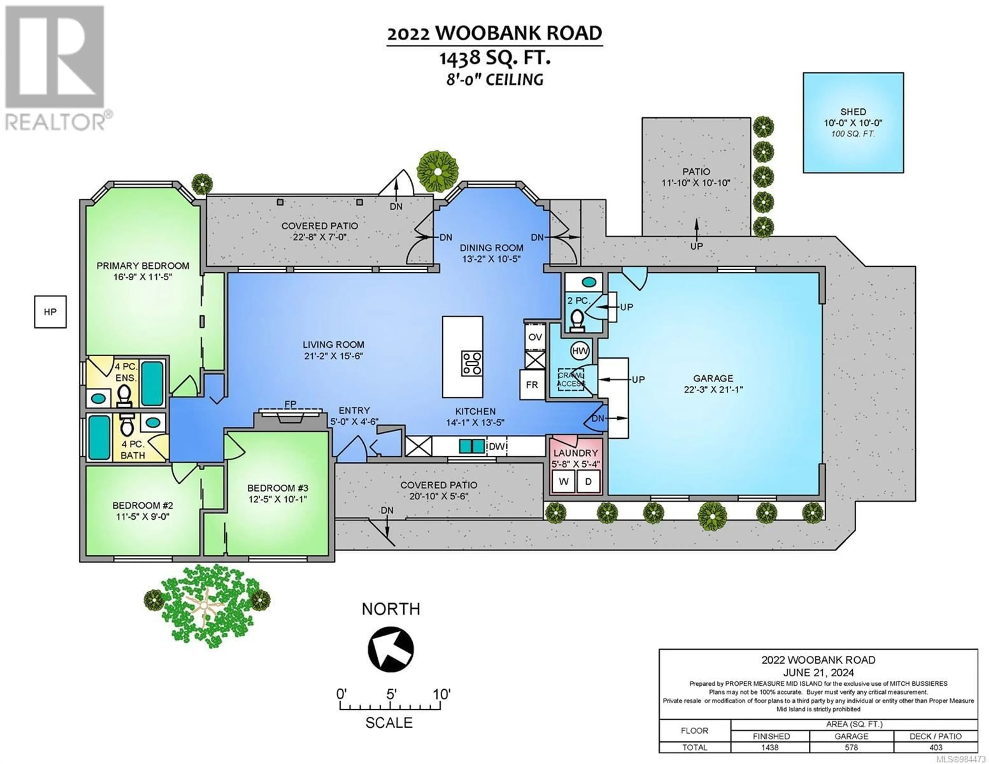 Floor plan for 2022 Woobank Rd, Nanaimo British Columbia V9X1J5