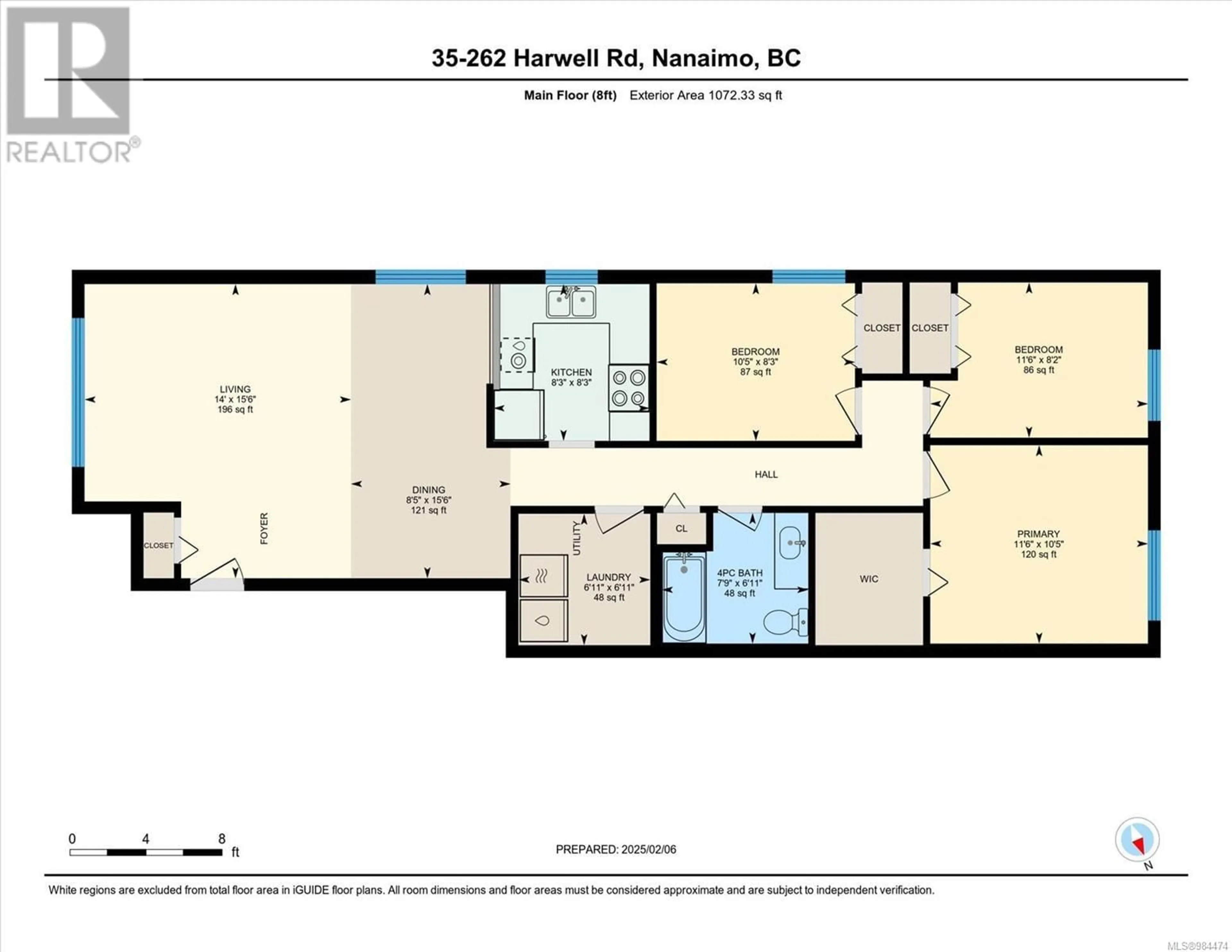 Floor plan for 35 262 Harwell Rd, Nanaimo British Columbia V9R6V1