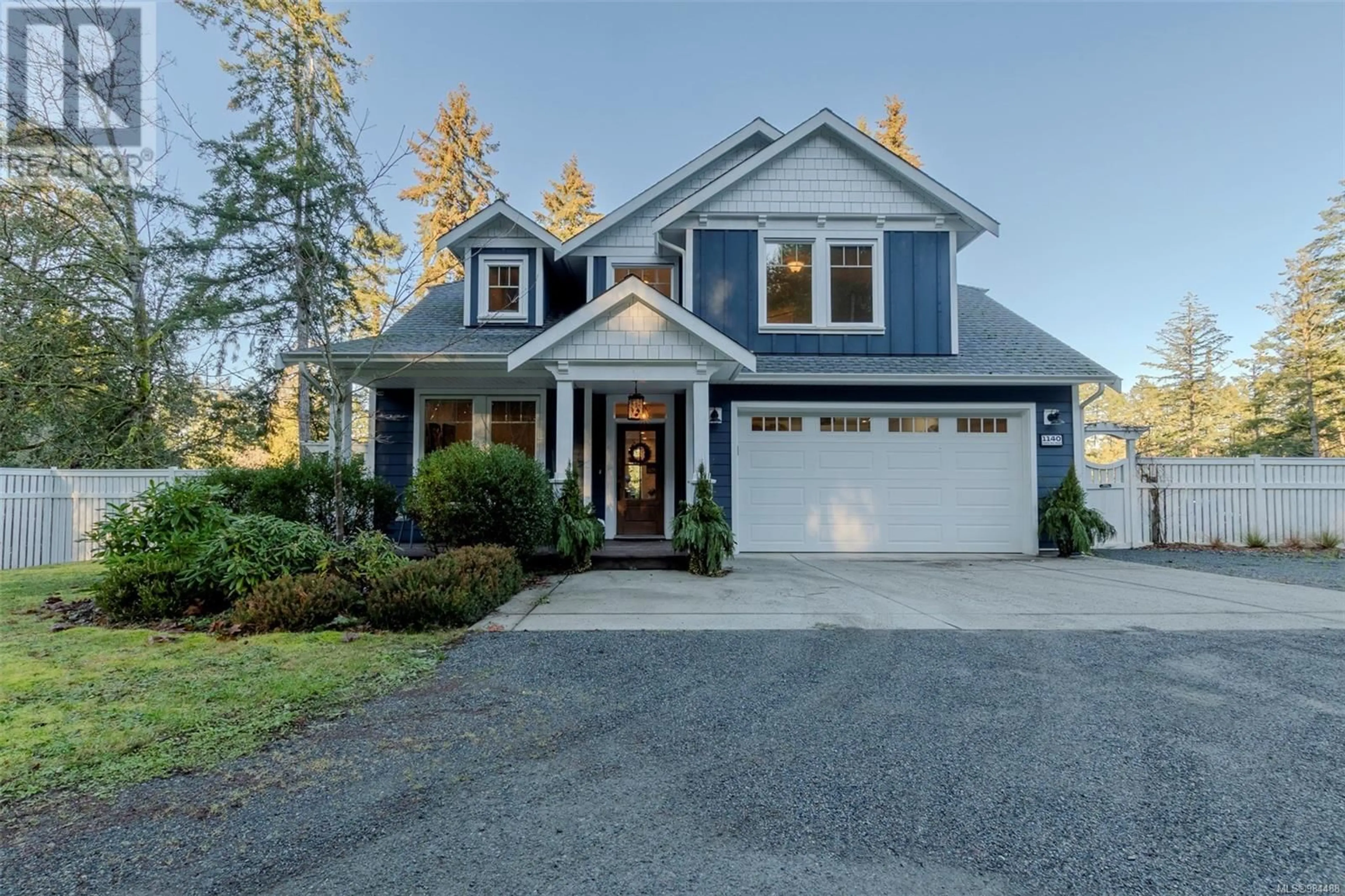 Home with vinyl exterior material, street for 1140 Genoa Bay Rd, Duncan British Columbia V9L5Y7