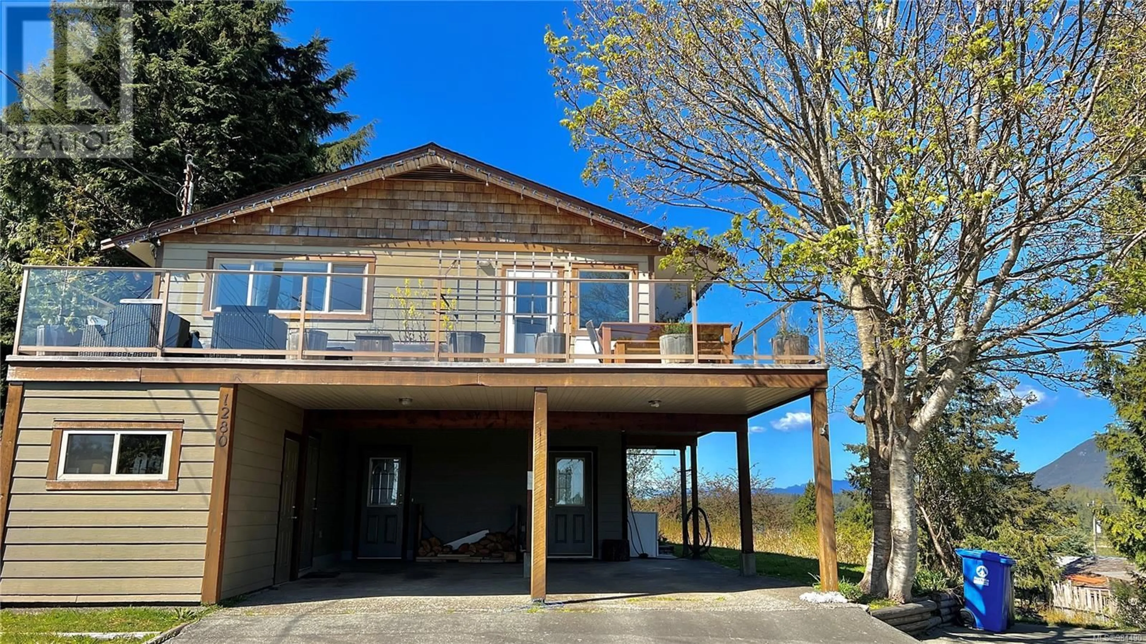 A pic from outside/outdoor area/front of a property/back of a property/a pic from drone, building for 1280 Rupert Rd, Ucluelet British Columbia V0R3A0