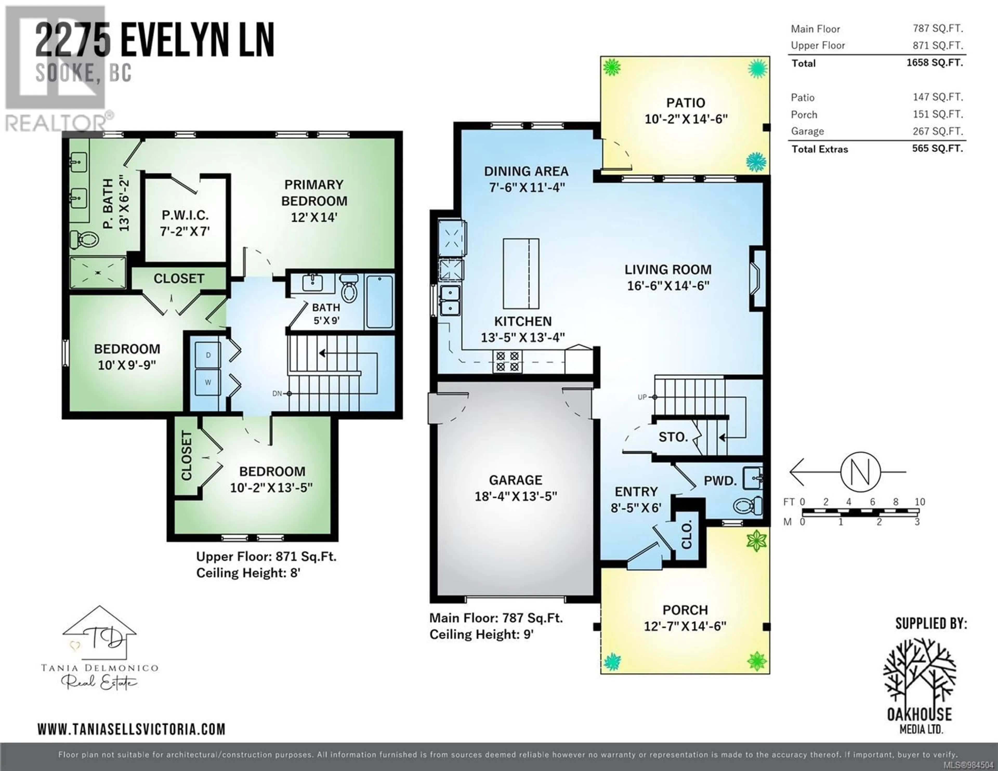 Floor plan for 2275 Evelyn Lane, Sooke British Columbia V9Z0W3