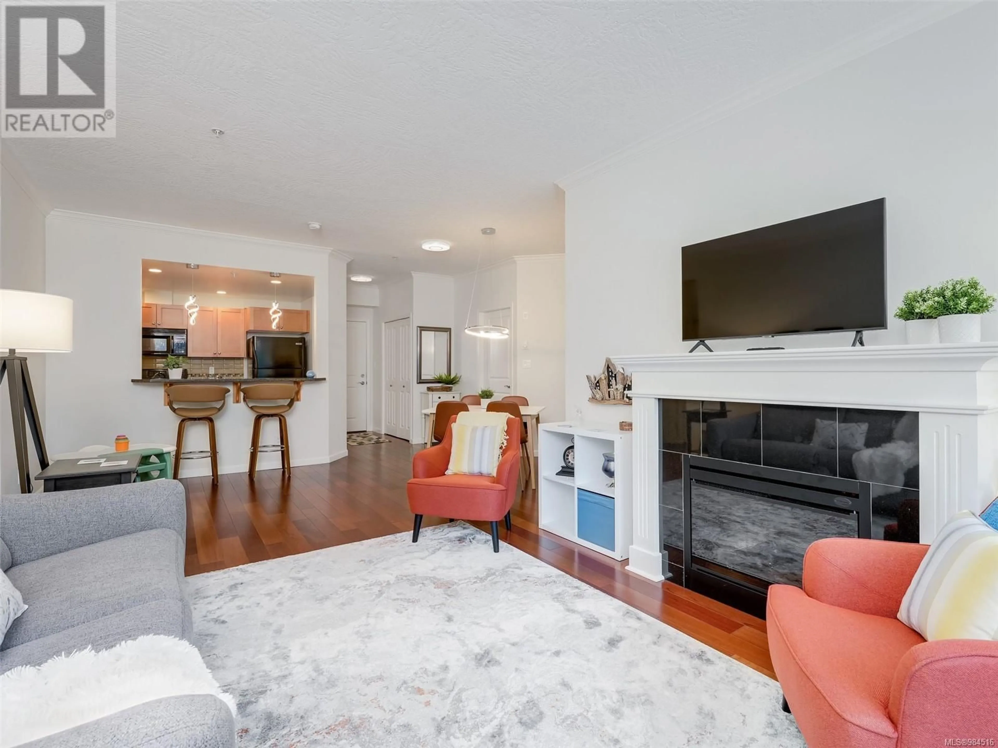 Living room with furniture, unknown for 307 125 Aldersmith Pl, View Royal British Columbia V9A7M7