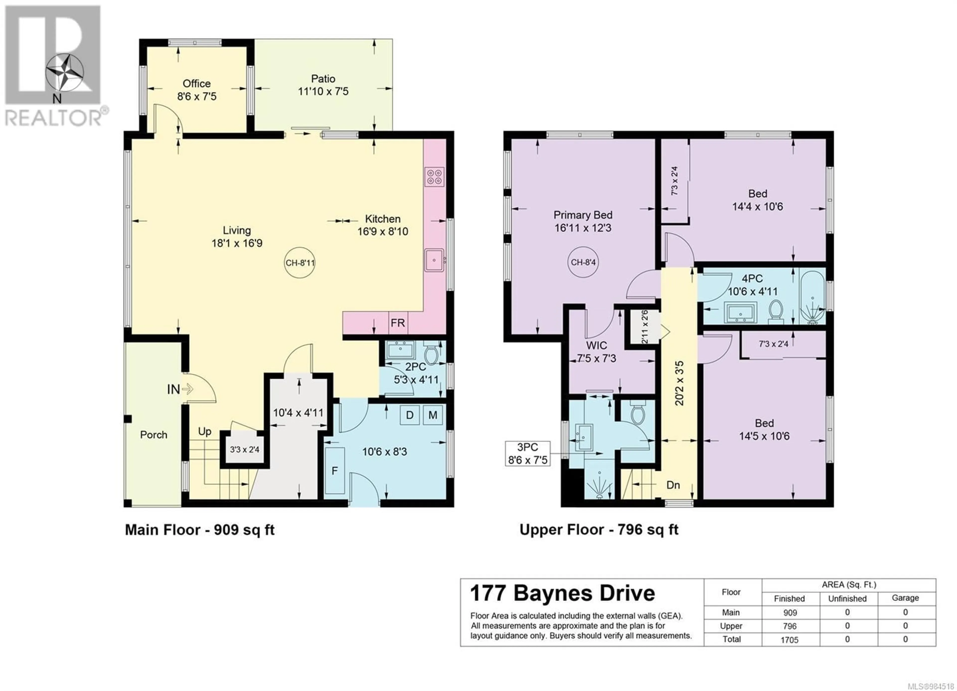 Floor plan for 177 BAYNES DRIVE, Fanny Bay British Columbia V0R1W0