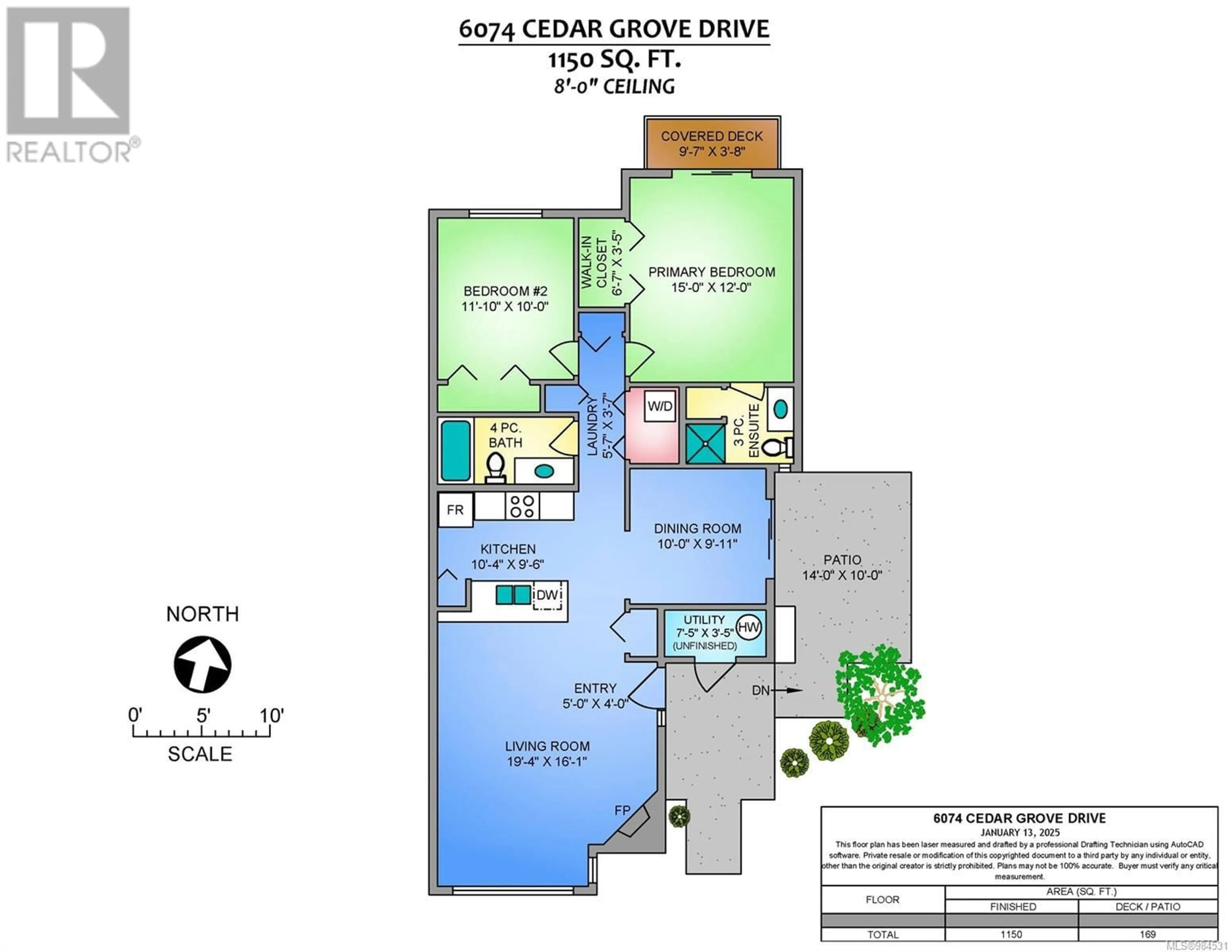 Floor plan for 6074 Cedar Grove Dr, Nanaimo British Columbia V9T6G1