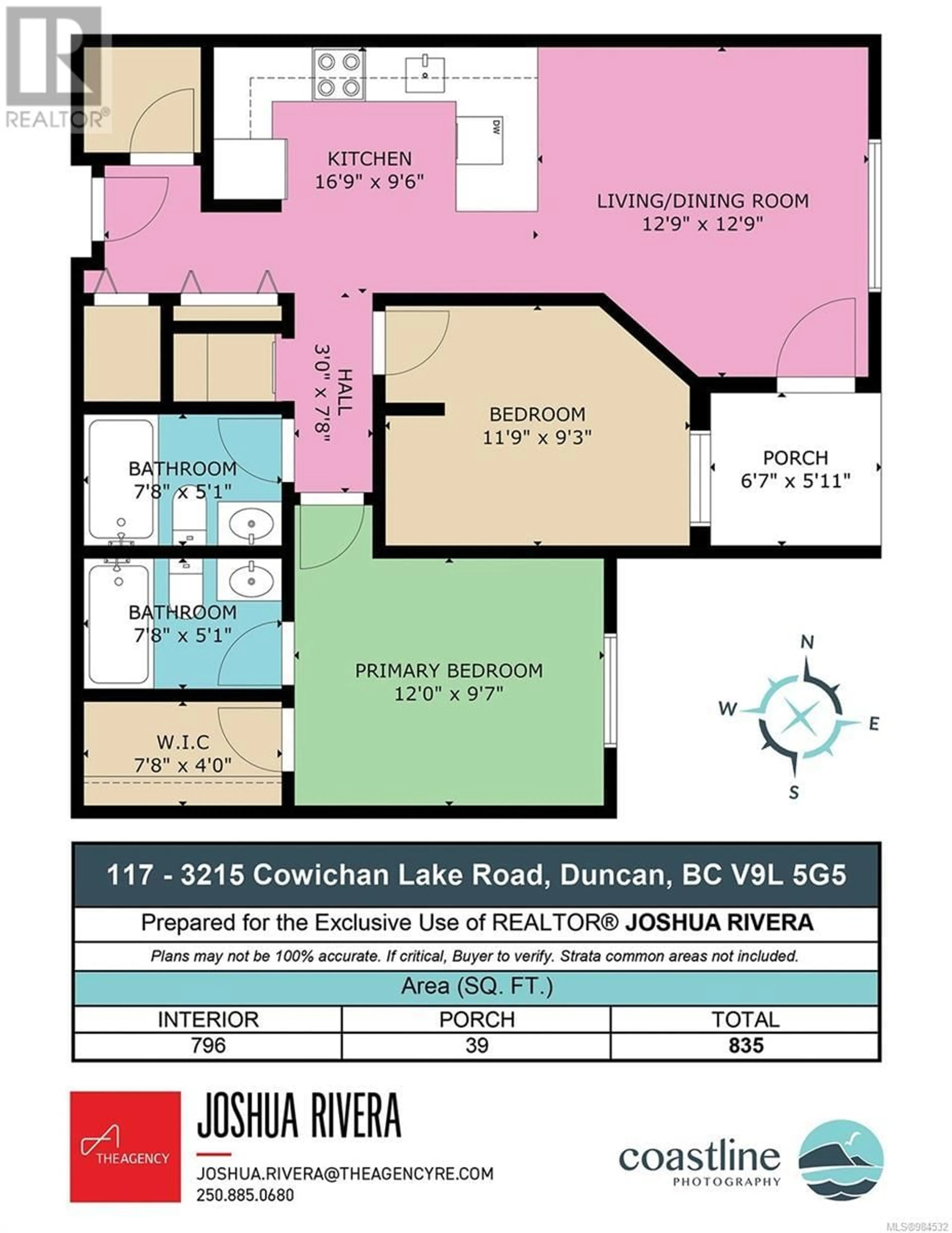 Floor plan for 117 3215 Cowichan Lake Rd, Duncan British Columbia V9L5G5