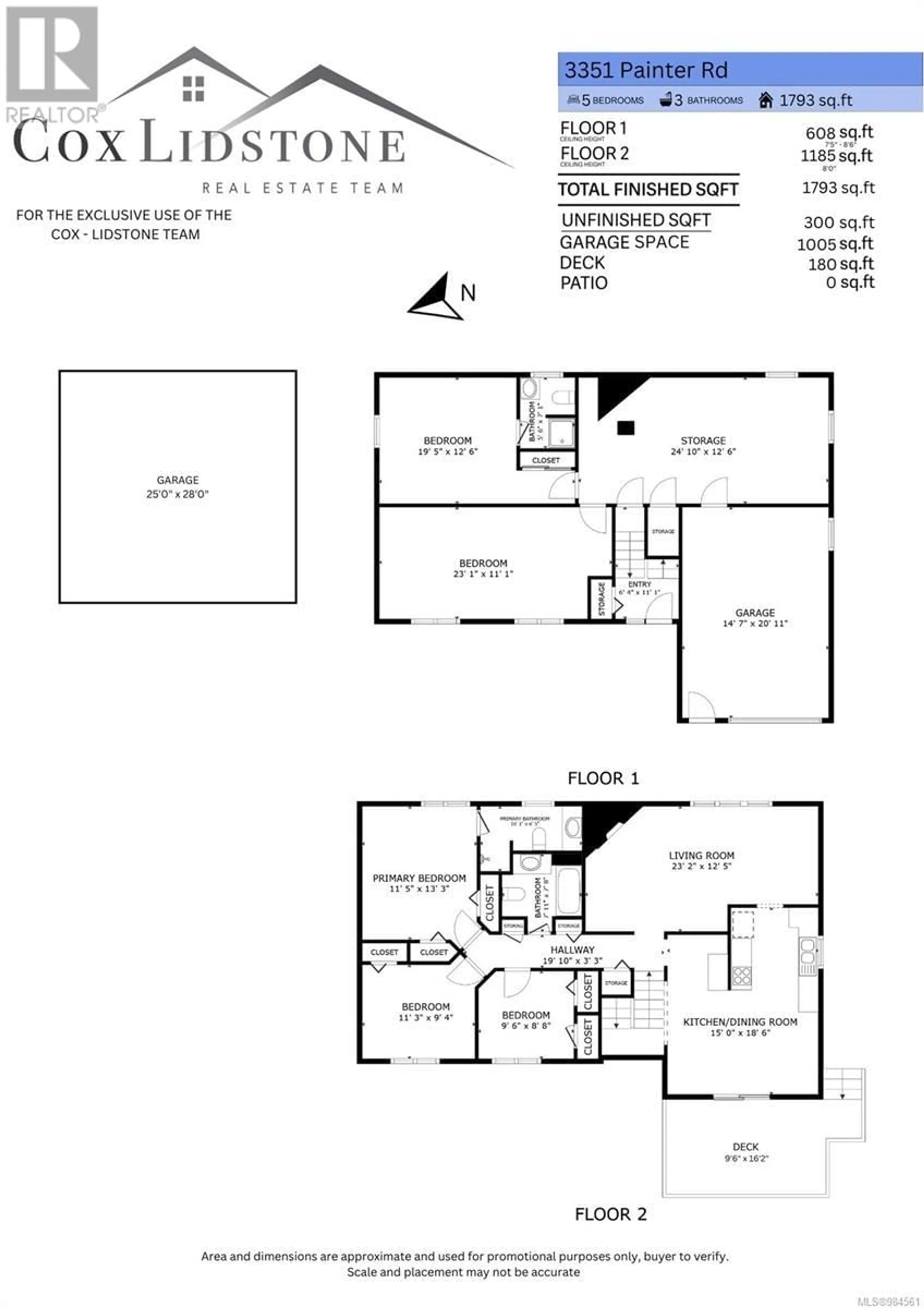 Floor plan for 3351 Painter Rd, Colwood British Columbia V9C2J1