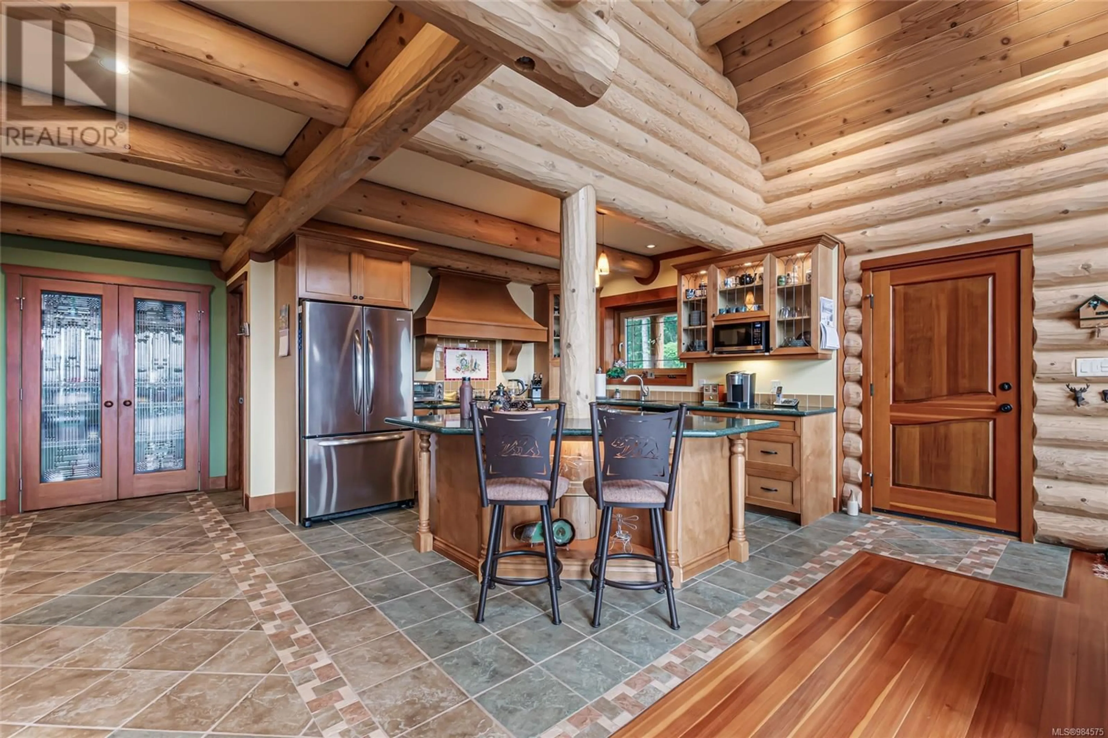 Rustic kitchen, unknown for 5095 Aho Rd, Ladysmith British Columbia V9G2B8