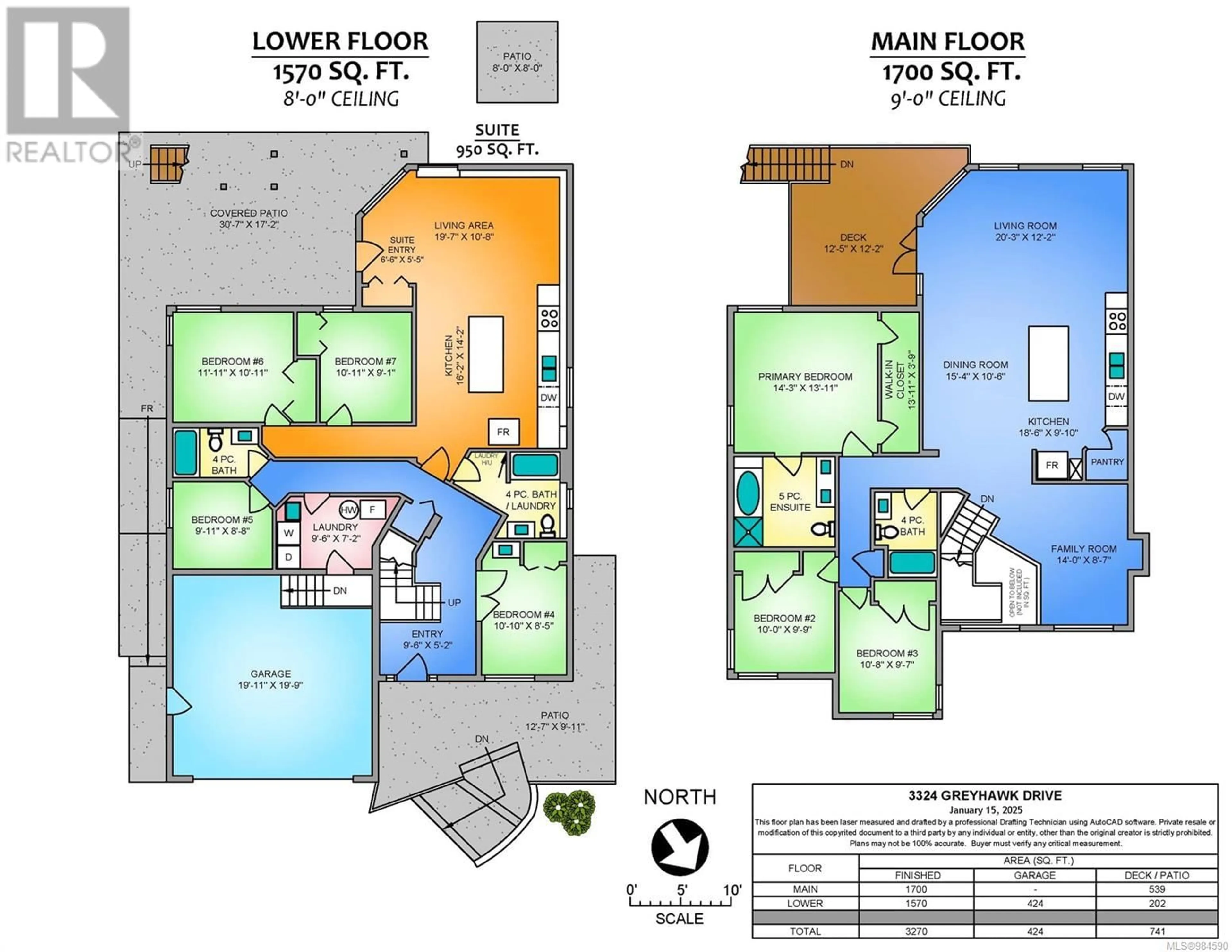 Floor plan for 3324 Greyhawk Dr, Nanaimo British Columbia V9T6M5