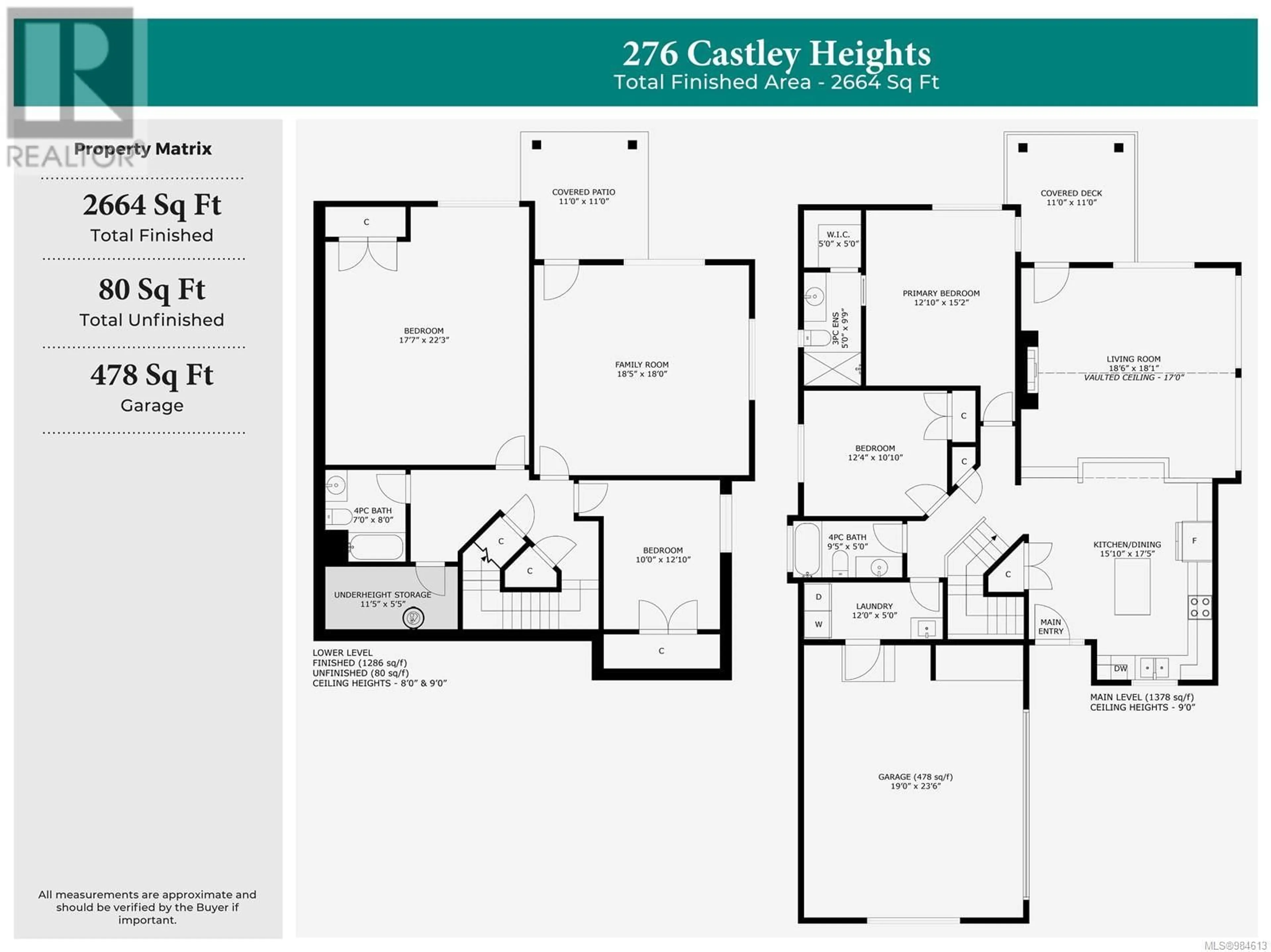 Floor plan for 276 Castley Hts, Lake Cowichan British Columbia V0R2G0