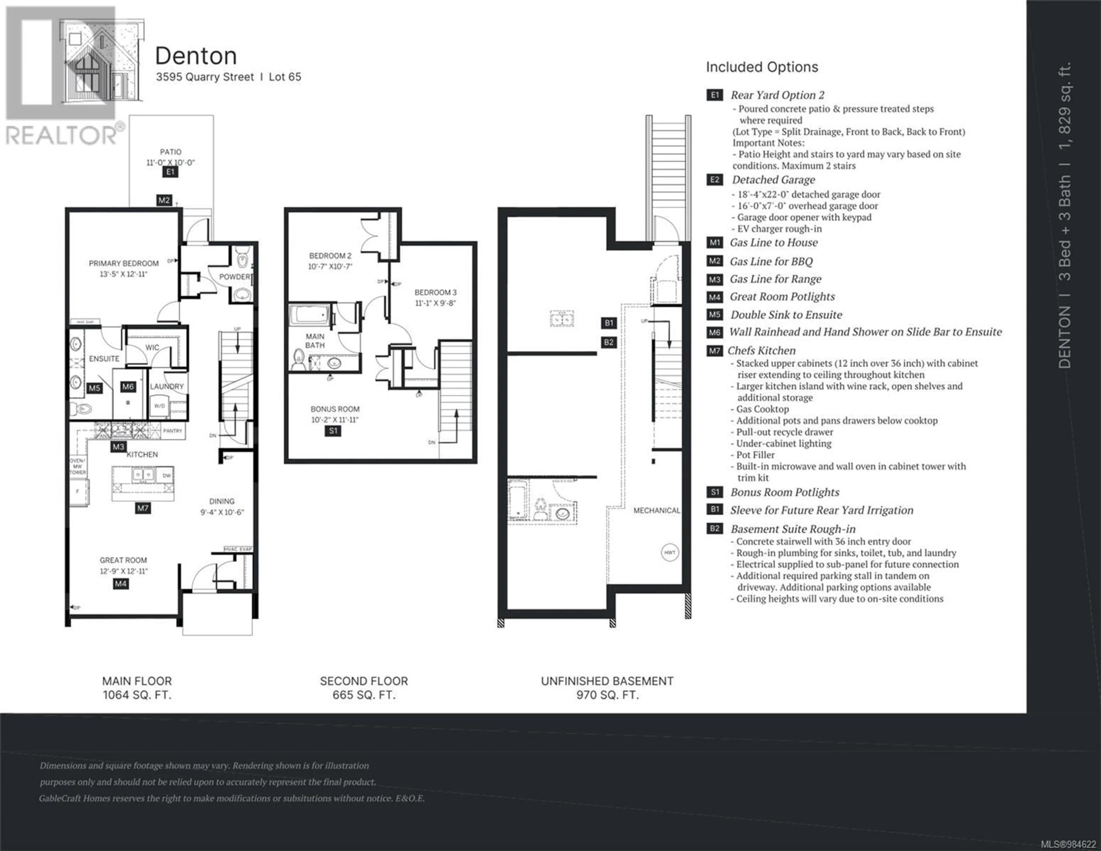 Floor plan for 3595 Quarry Rd, Colwood British Columbia V9C0S4