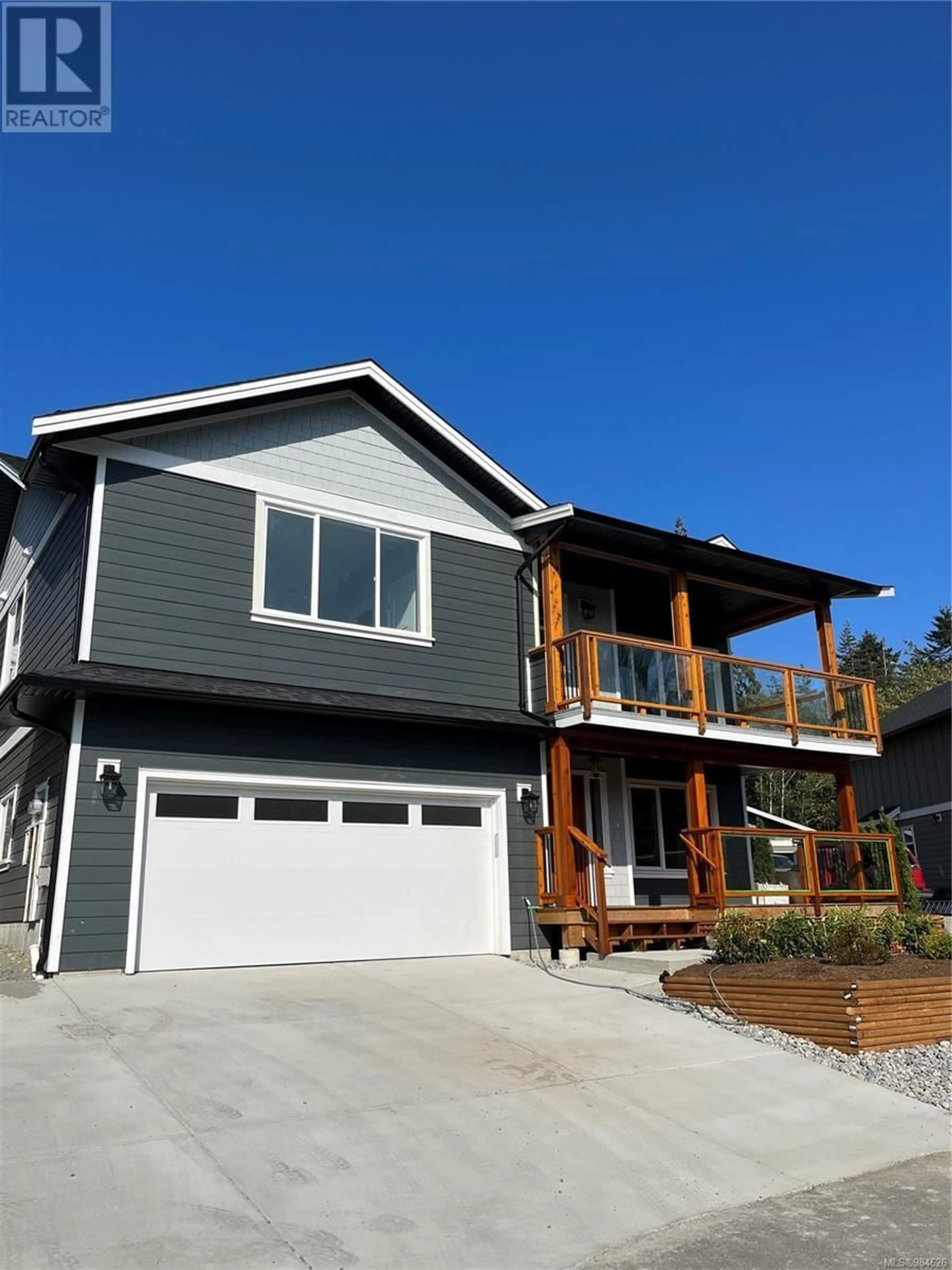 Home with vinyl exterior material, street for 2115 Erinan Blvd, Sooke British Columbia V9Z1M8